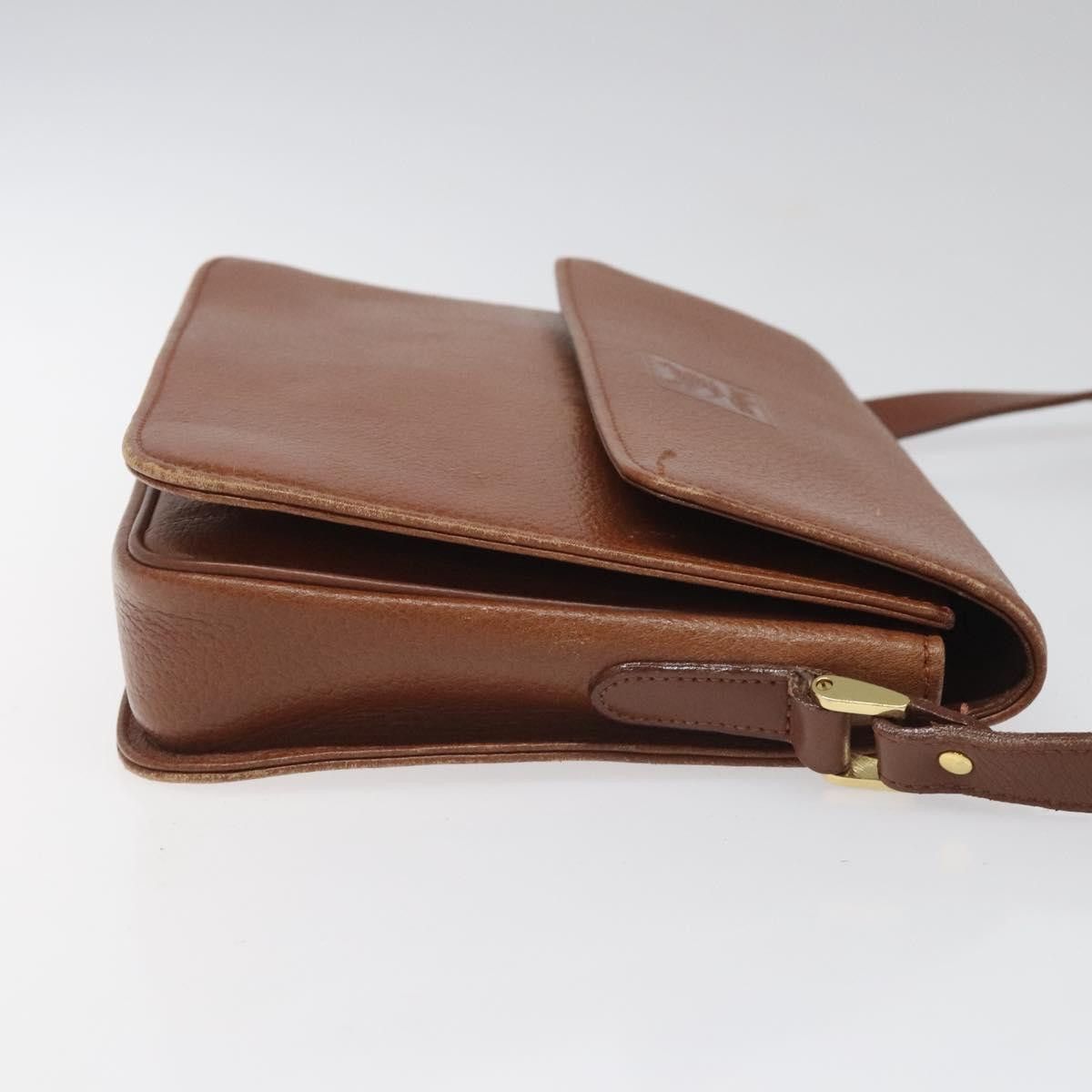 Burberry Burberry Shoulder Bag Leather Brown Gold Size ONE SIZE - 3 Thumbnail