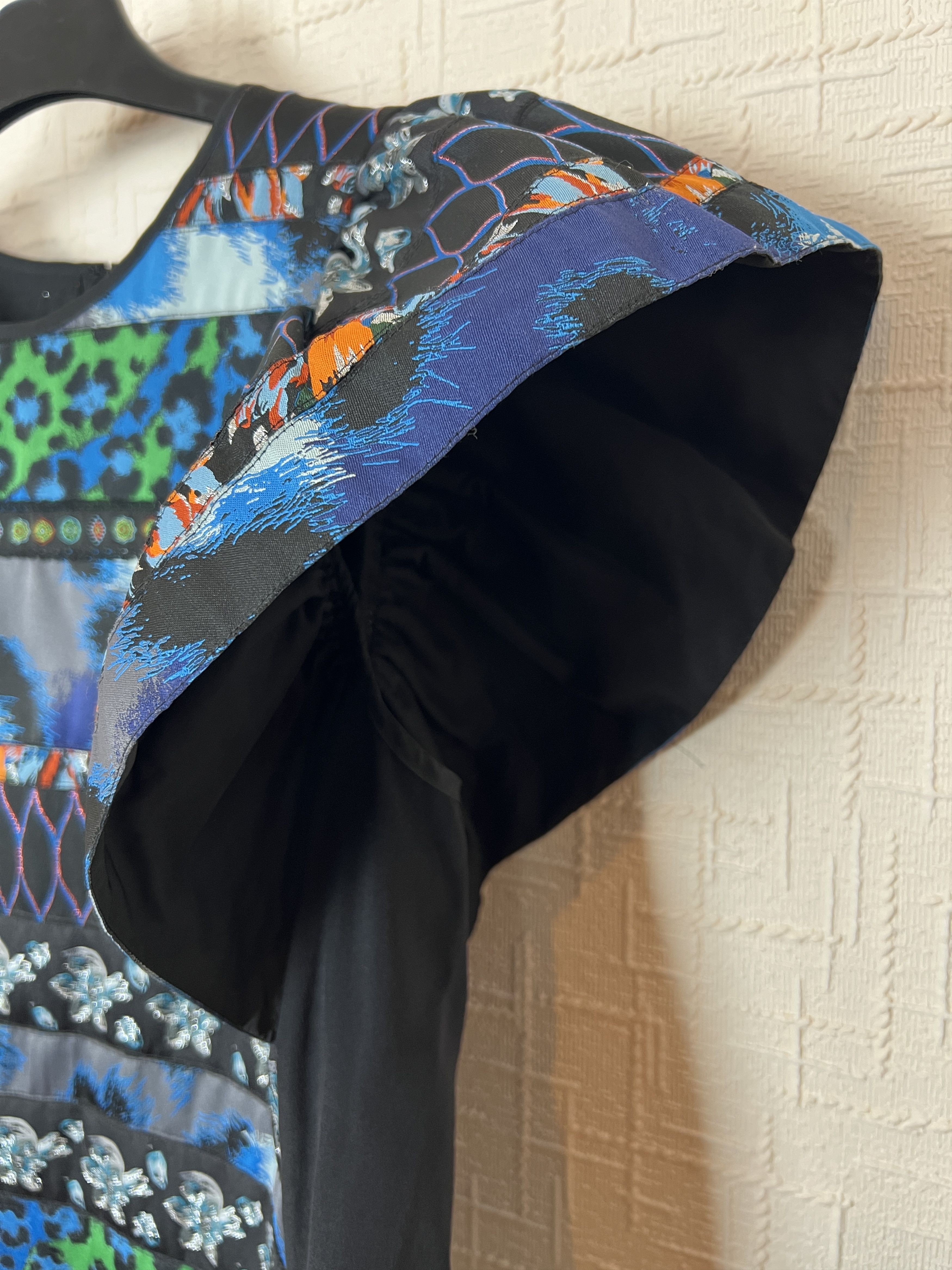 Kenzo Kenzo X H&M Abstract Sleeveless Blouse Top Silk Size M / US 6-8 / IT 42-44 - 3 Thumbnail