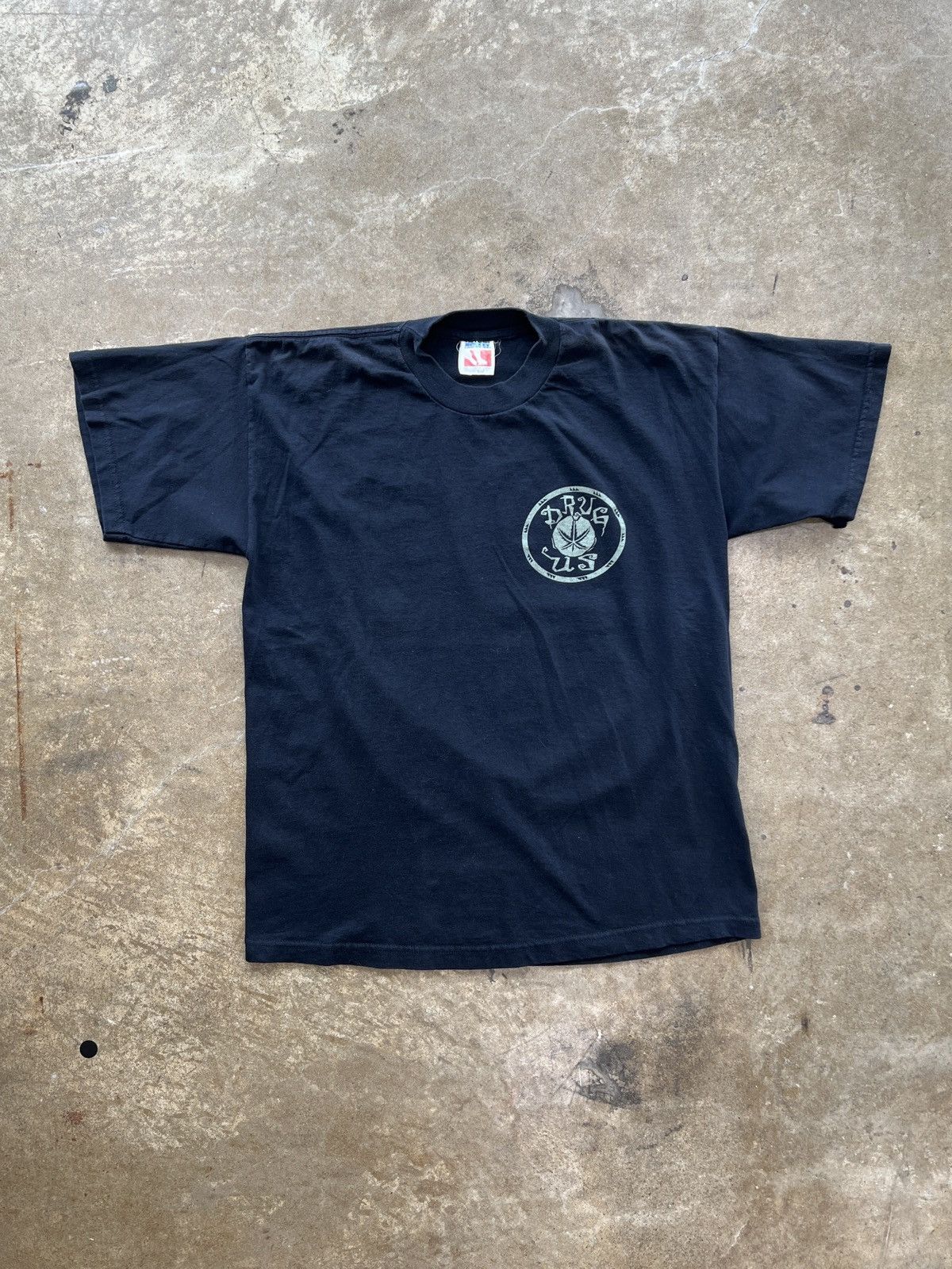 Vintage Vintage 90s Drug Us Barbed Wire Weed Tee OS Large Size US L / EU 52-54 / 3 - 5 Thumbnail