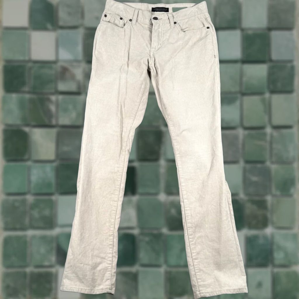 Aeropostale Aeropostale Skinny Corduroy Pants Beige 29x29 Men Slim 5-Pocket Denim Style Jeans Stretch Vintage No N/A Size US 29 - 1 Thumbnail