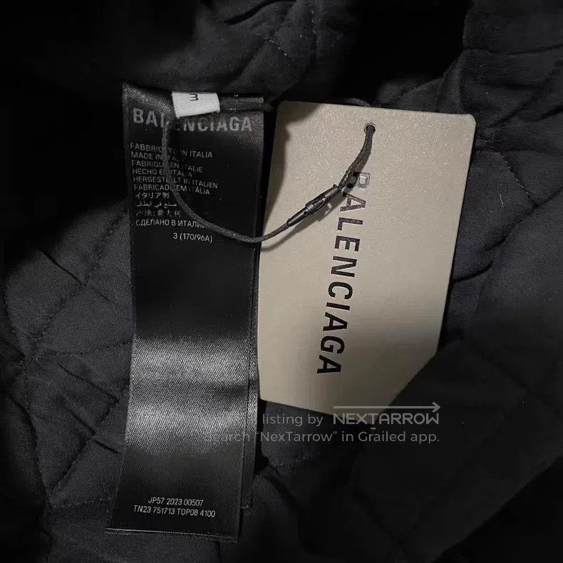 Balenciaga Balenciaga Hooded cotton padded jacket Size US L / EU 52-54 / 3 - 4 Thumbnail