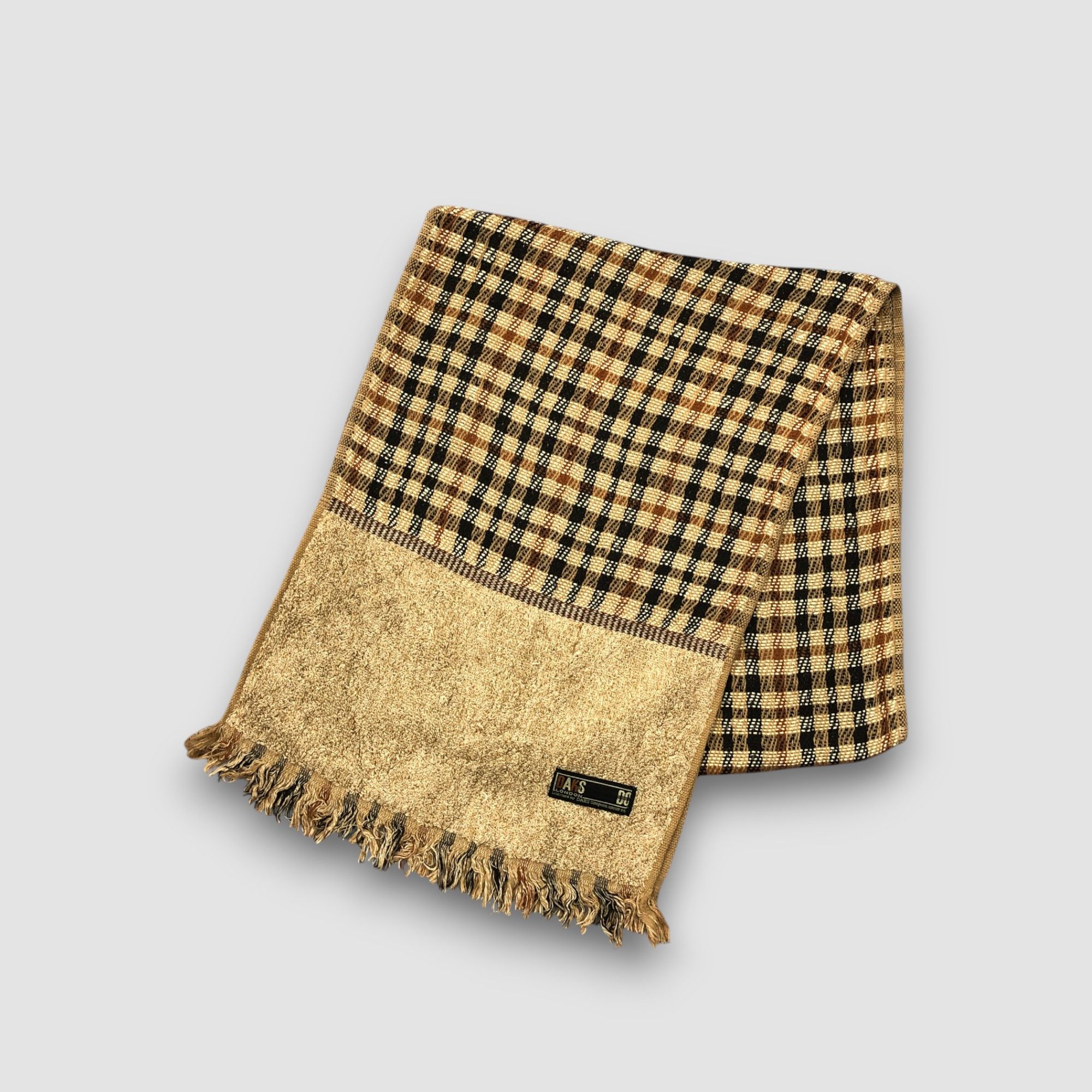 Japanese Brand NWT Vintage Elle Scarf Muffler Wool Ribbed Knit Scarves Size ONE SIZE - 3 Thumbnail
