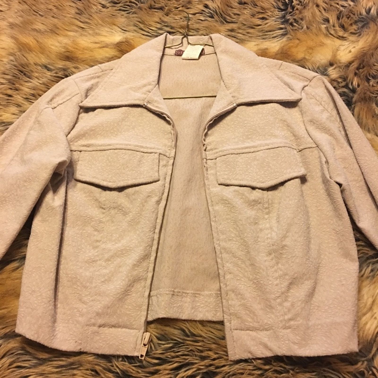 Other Georgette tan textured stretch jacket poncho S Size S / US 4 / IT 40 - 5 Thumbnail