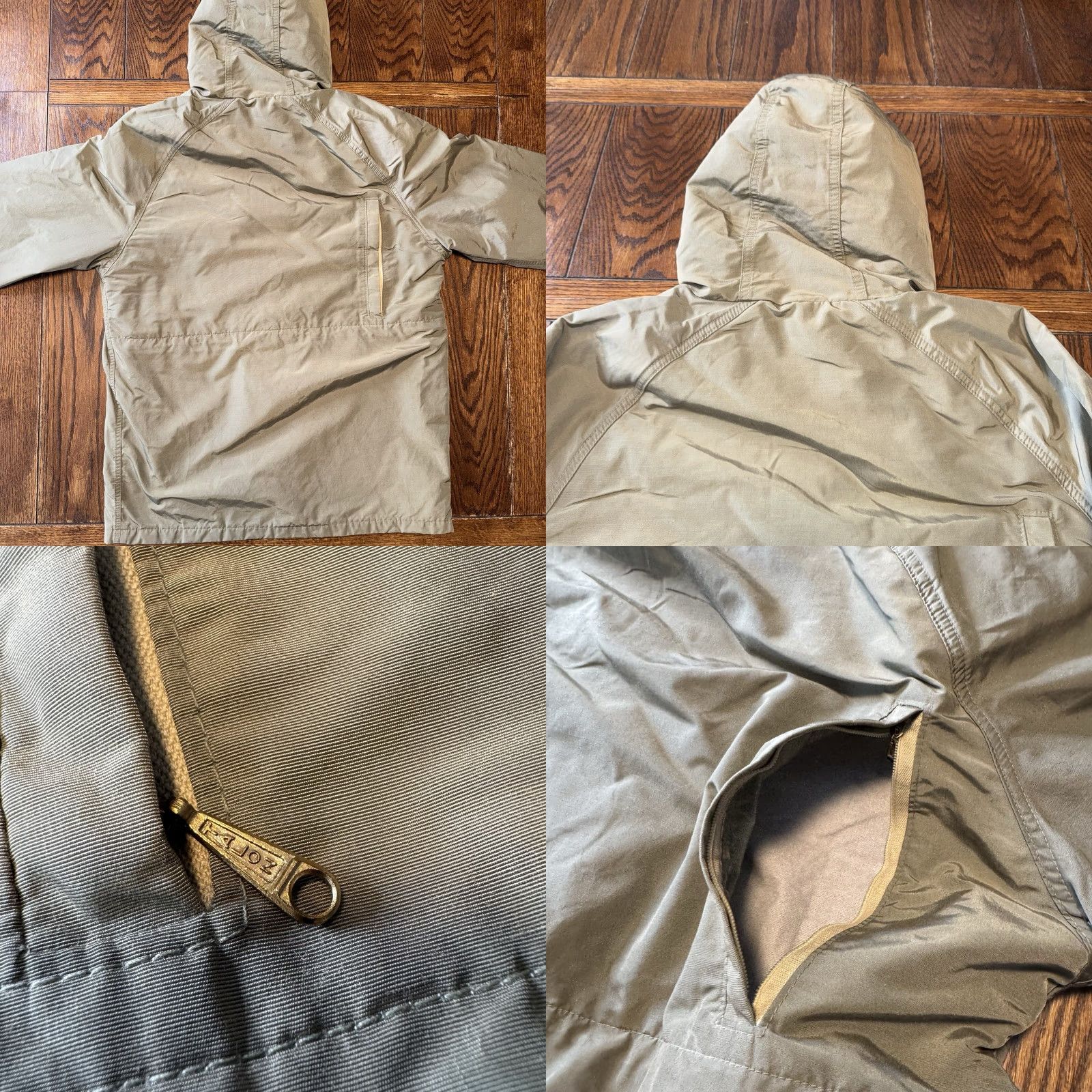 Vintage VINTAGE Woolrich Chore Field Jacket Hooded Wool Lined Zip Mens XL Green Parka 90s Outdoor USA Pattern Plaid Full Zip Button-Down Collar XLC Size US XL / EU 56 / 4 - 8 Thumbnail