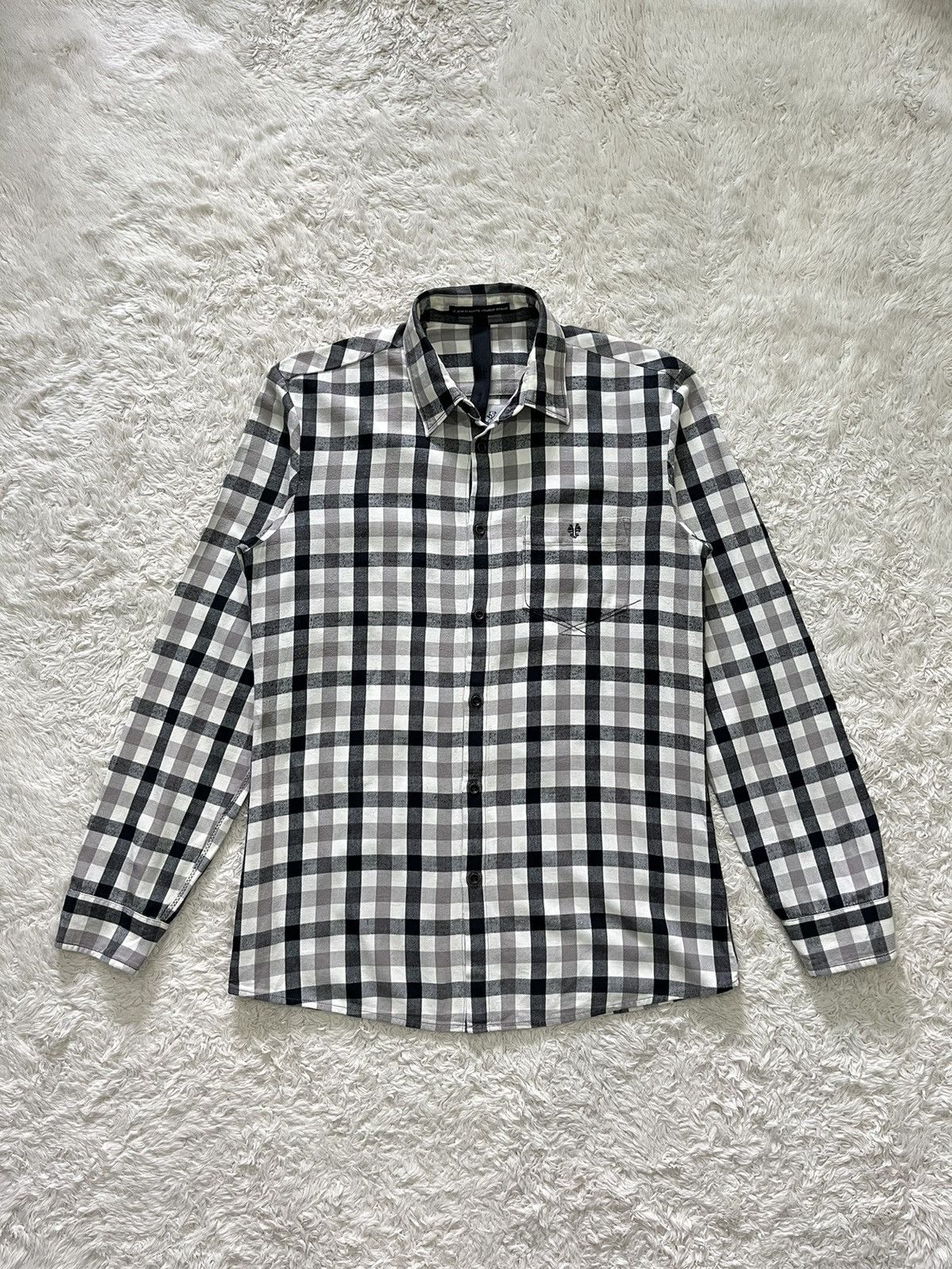 Marithe + Francois Girbaud marithe francois girbaud plaid design shirt Size US M / EU 48-50 / 2 - 1 Thumbnail