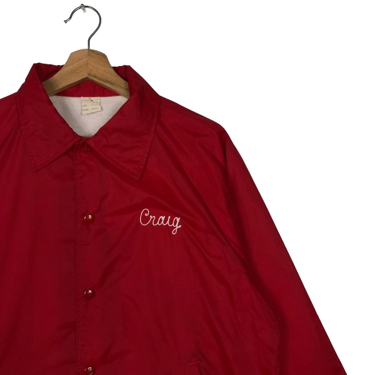 Vintage 🔥80’s Vintage Made in USA Coach Jacket Croug Big Logo Size US M / EU 48-50 / 2 - 5 Thumbnail