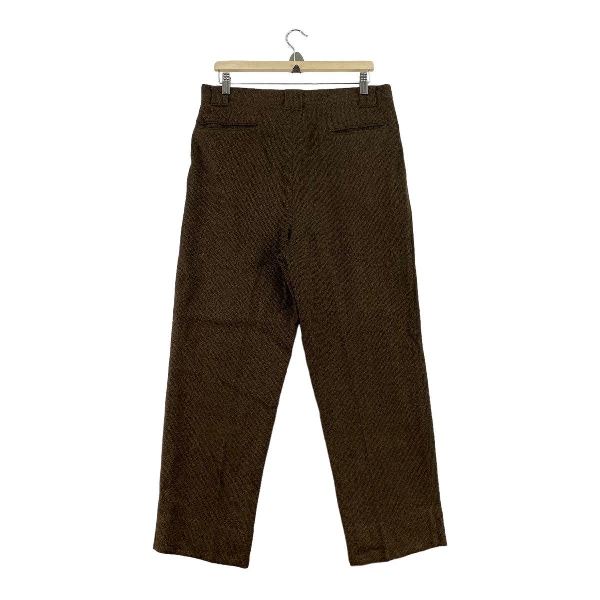 Stanley Blacker × Vintage Vintage STANLEY BLACKER Straight Cut Brown Casual Trousers Size US 34 / EU 50 - 3 Thumbnail