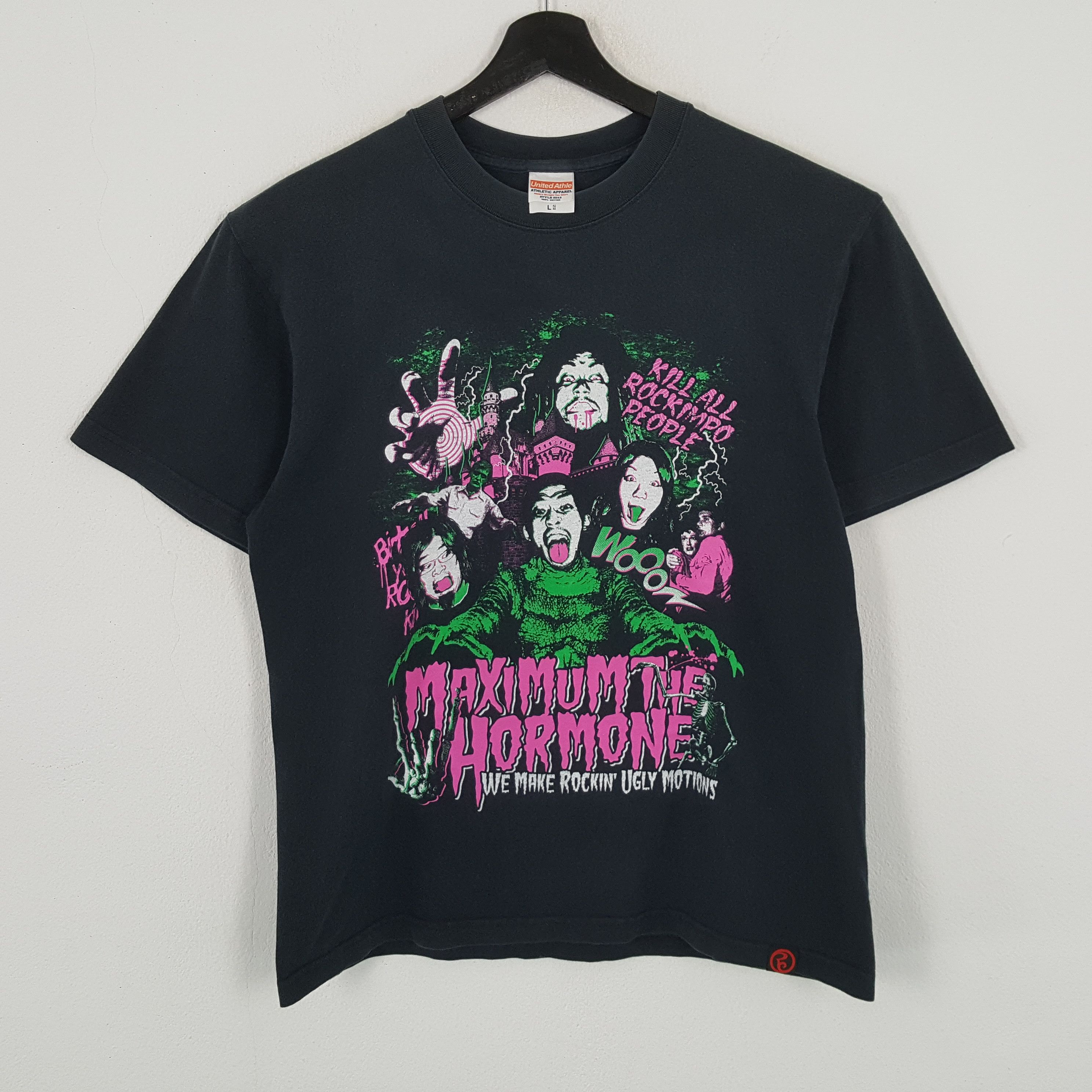Band Tees × Vintage MAXIMUM THE HORMONE Japanese Rock Band Music Tshirt Size US L / EU 52-54 / 3 - 1 Thumbnail