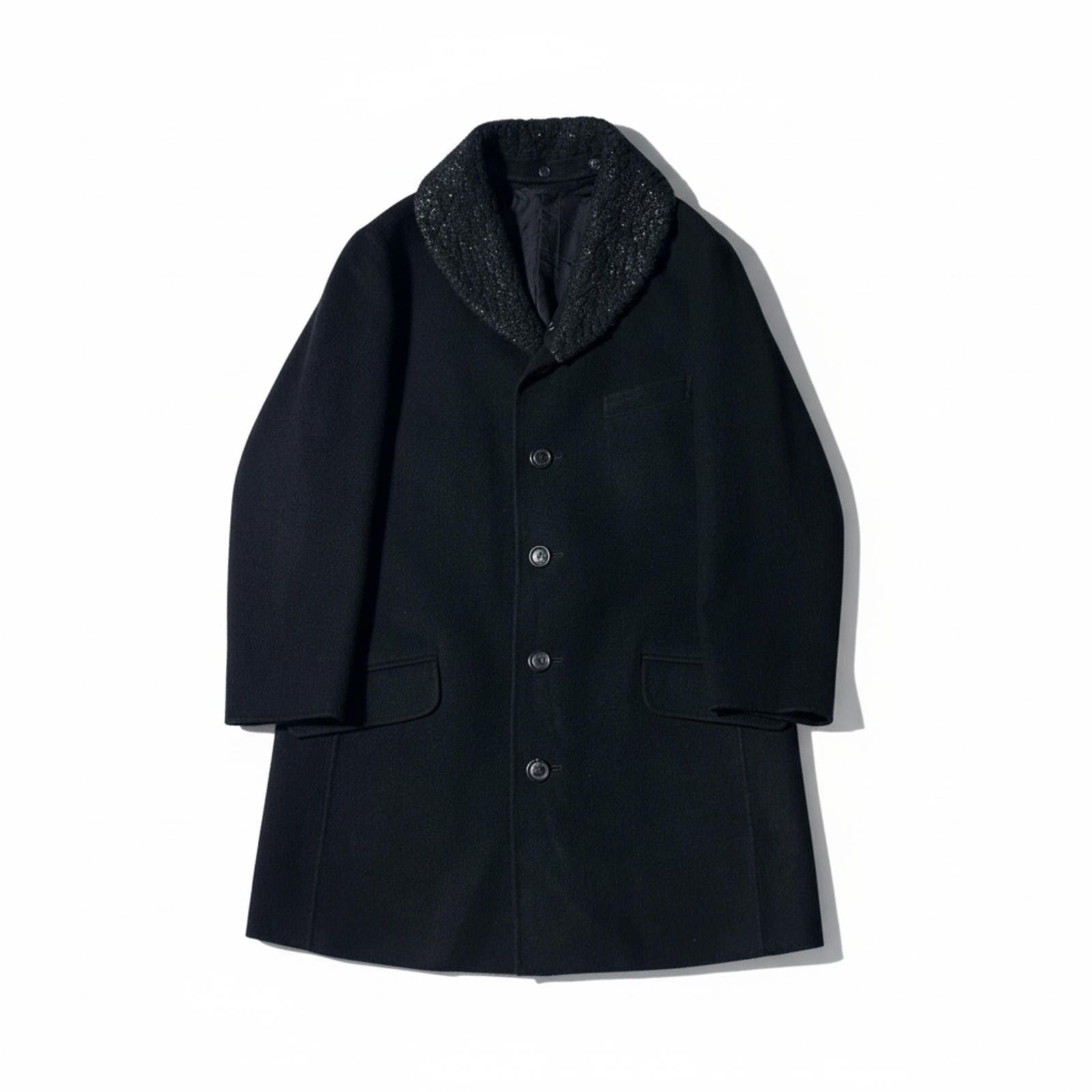 Issey Miyake 96AW ISSEY MIYAKE MEN archive Gang Coat Black Size US L / EU 52-54 / 3 - 1 Thumbnail