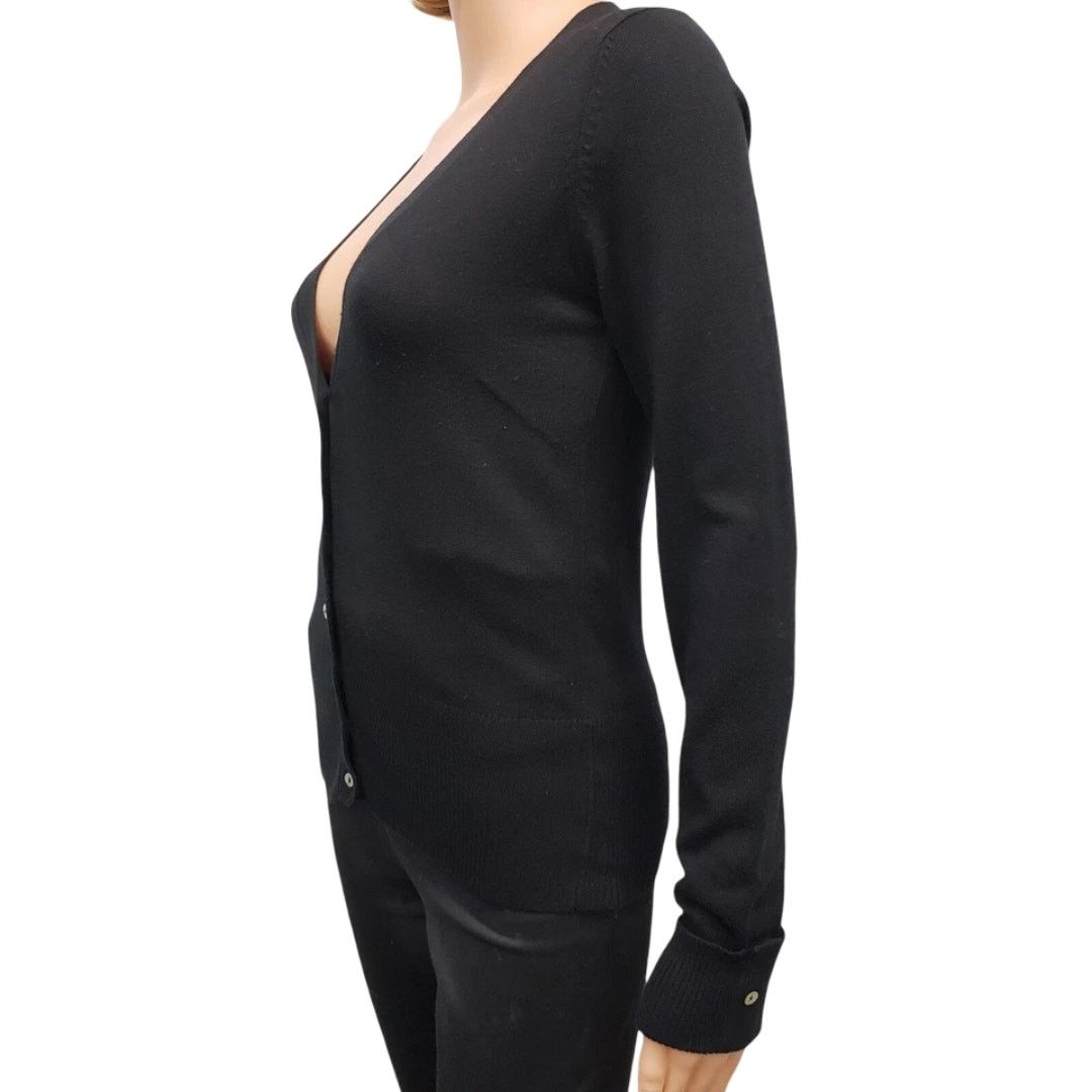 Mango Mango MNG Basics Cardigan Sweater Long Sleeve Button V-Neck Size XS / US 0-2 / IT 36-38 - 6 Thumbnail