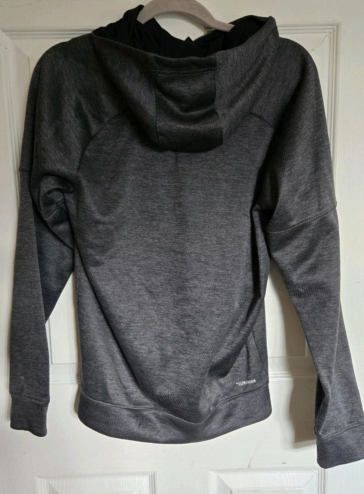 Adidas Adidas Mens Pullover Hoodie Climawarm Hood Sweatshirt Gray S Size US S / EU 44-46 / 1 - 2 Thumbnail