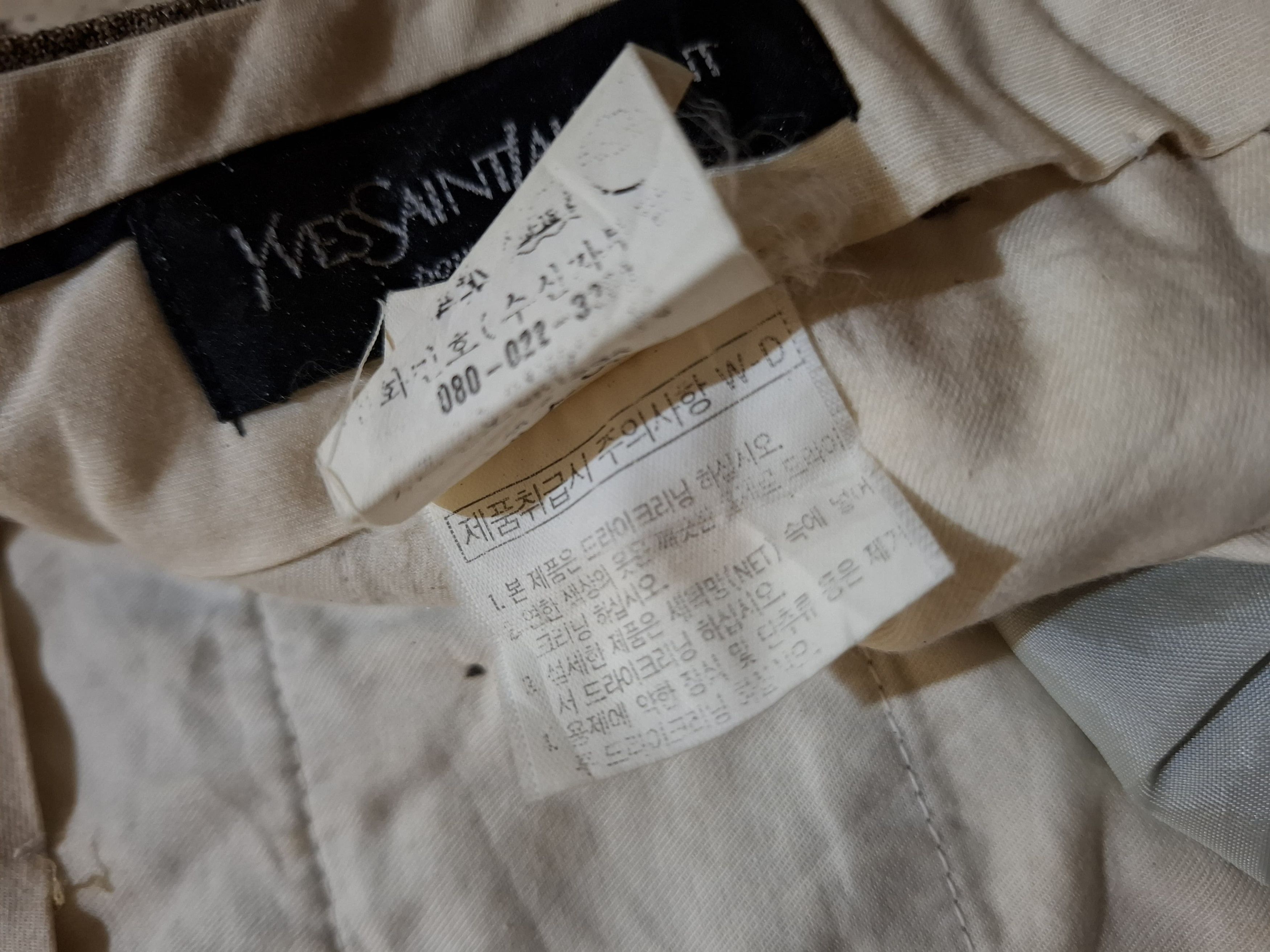 Yves Saint Laurent Vintage Yves Saint Laurent Pour Homme Pleated Trousers Size US 33 - 8 Thumbnail
