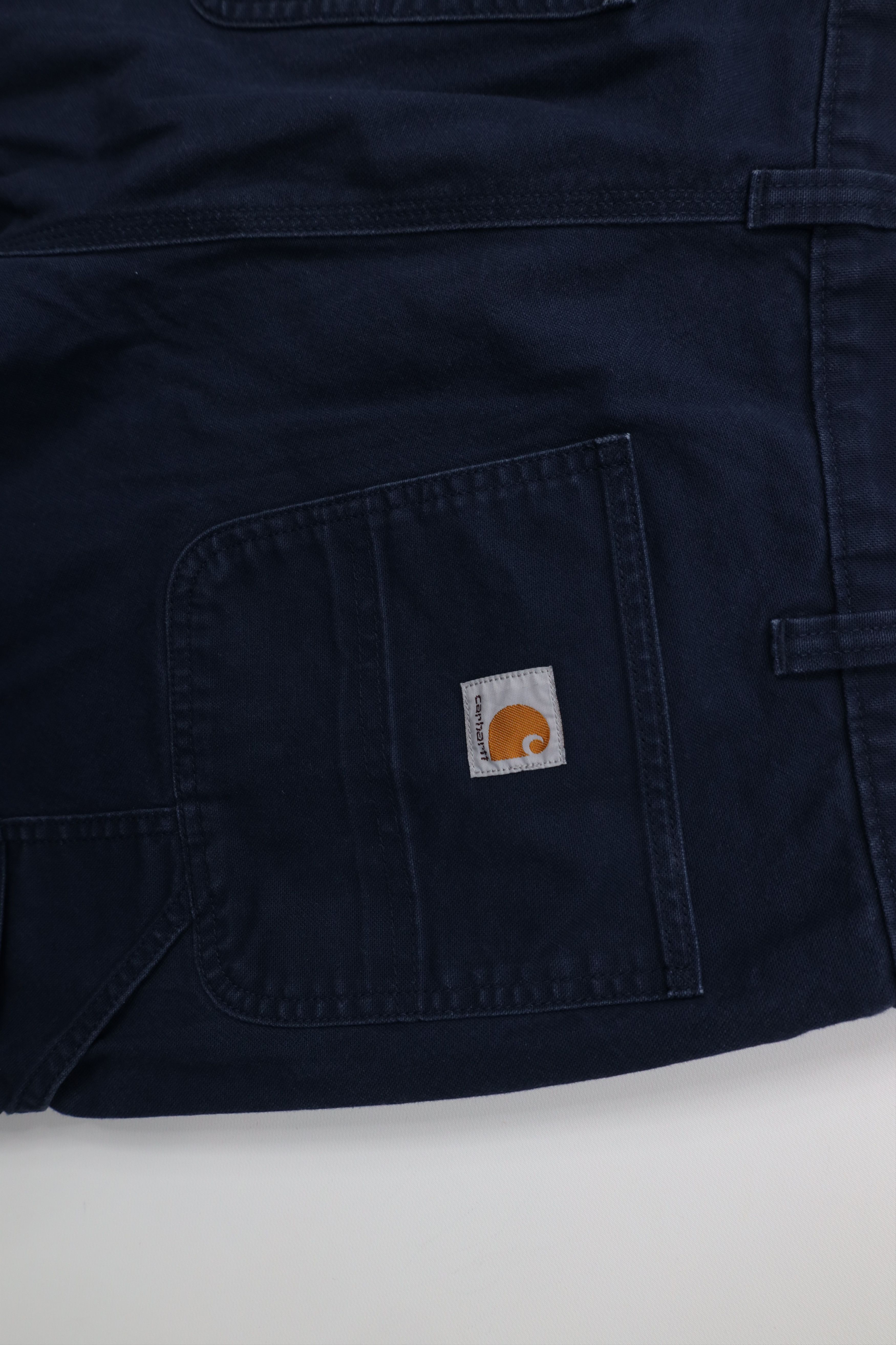 Carhartt Vintage Y2K Carhartt Fit Wide Leg Dungaree Pants Blue Size US 38 / EU 54 - 14 Thumbnail