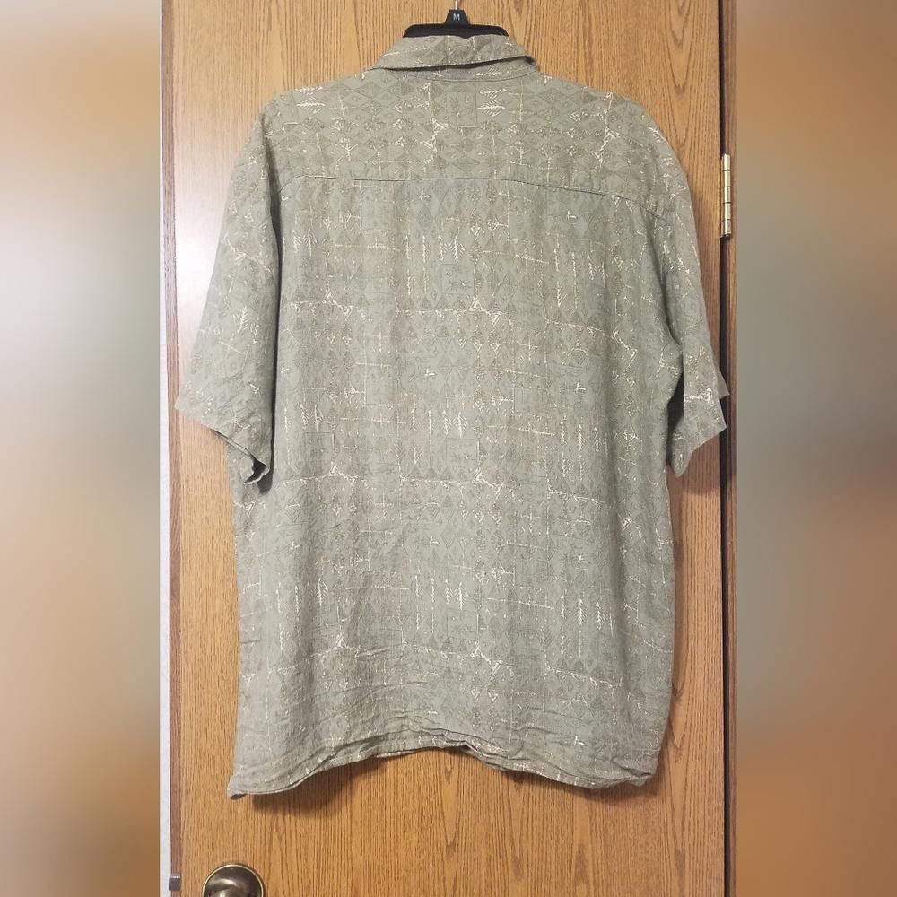 Designer J Ferrar Men's Green Casual Shirt Size US L / EU 52-54 / 3 - 3 Thumbnail