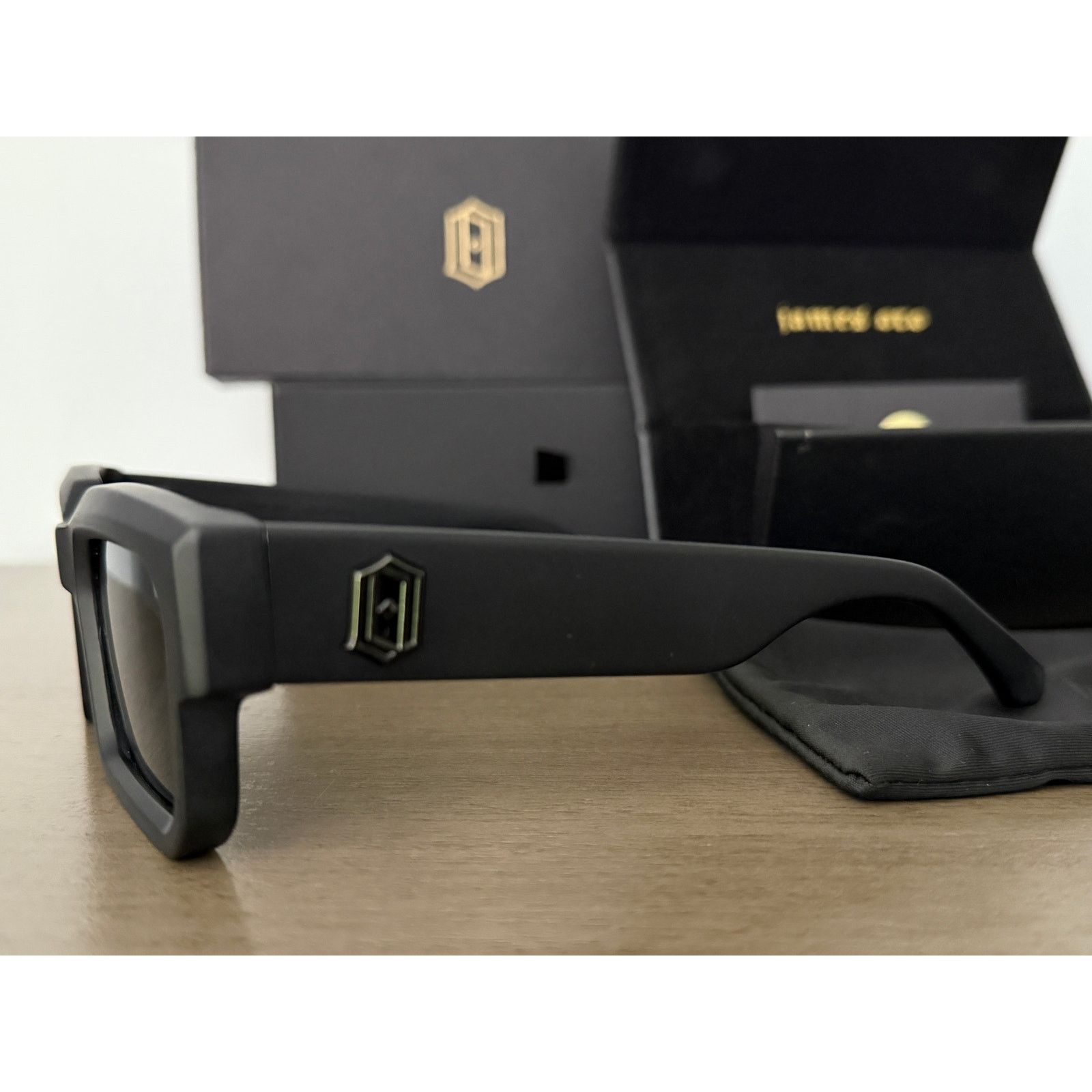 Oro Los Angeles James Oro Icon II Sunglasses Titan Black | Polarized Eyewear Size ONE SIZE - 6 Thumbnail