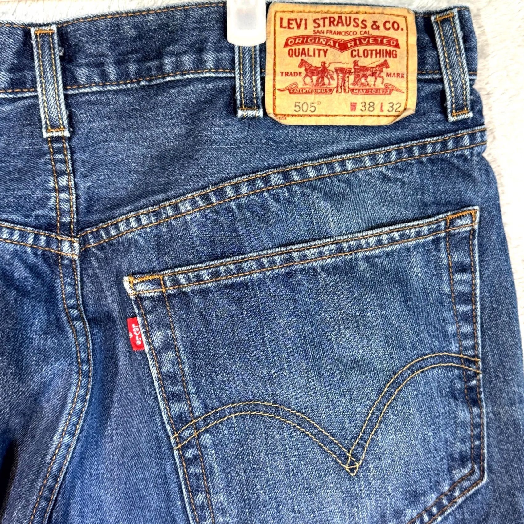 Levi's Levi’s 511 Slim Fit Jeans Men 32x32 Blue Denim Straight Leg Casual Jeans Mid Rise Day-to-Day Wear Size US 32 / EU 48 - 7 Thumbnail