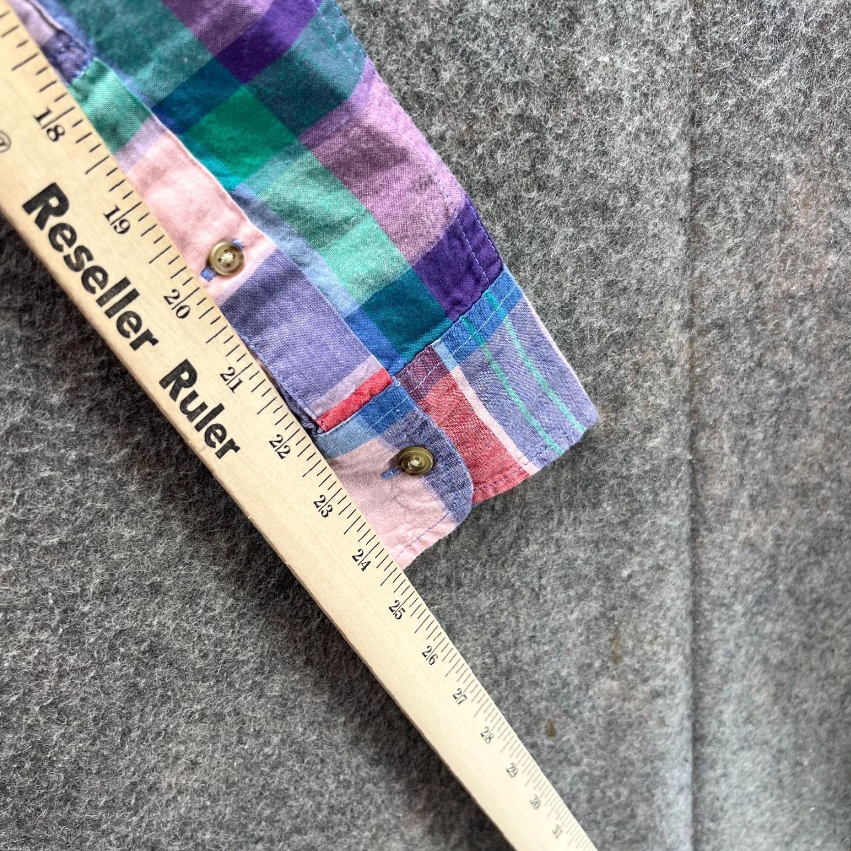 J.Crew VINTAGE J.CREW Shirt Mens M Blue Pink Madras Plaid Button Up Classic Fit Preppy Decade: 2000s? Size US M / EU 48-50 / 2 - 6 Thumbnail