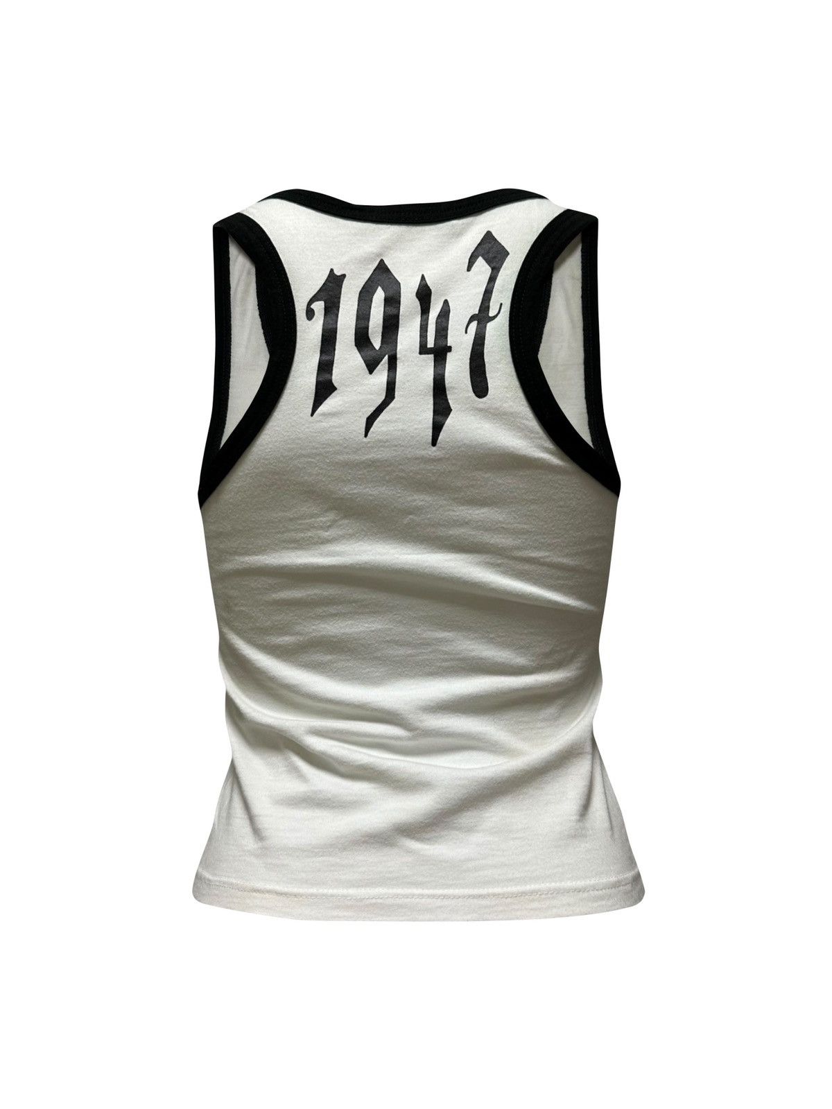 Dior CHRISTIAN DIOR Spring Summer 2002 Gothic Logo Tank Top Size S / US 4 / IT 40 - 2 Thumbnail
