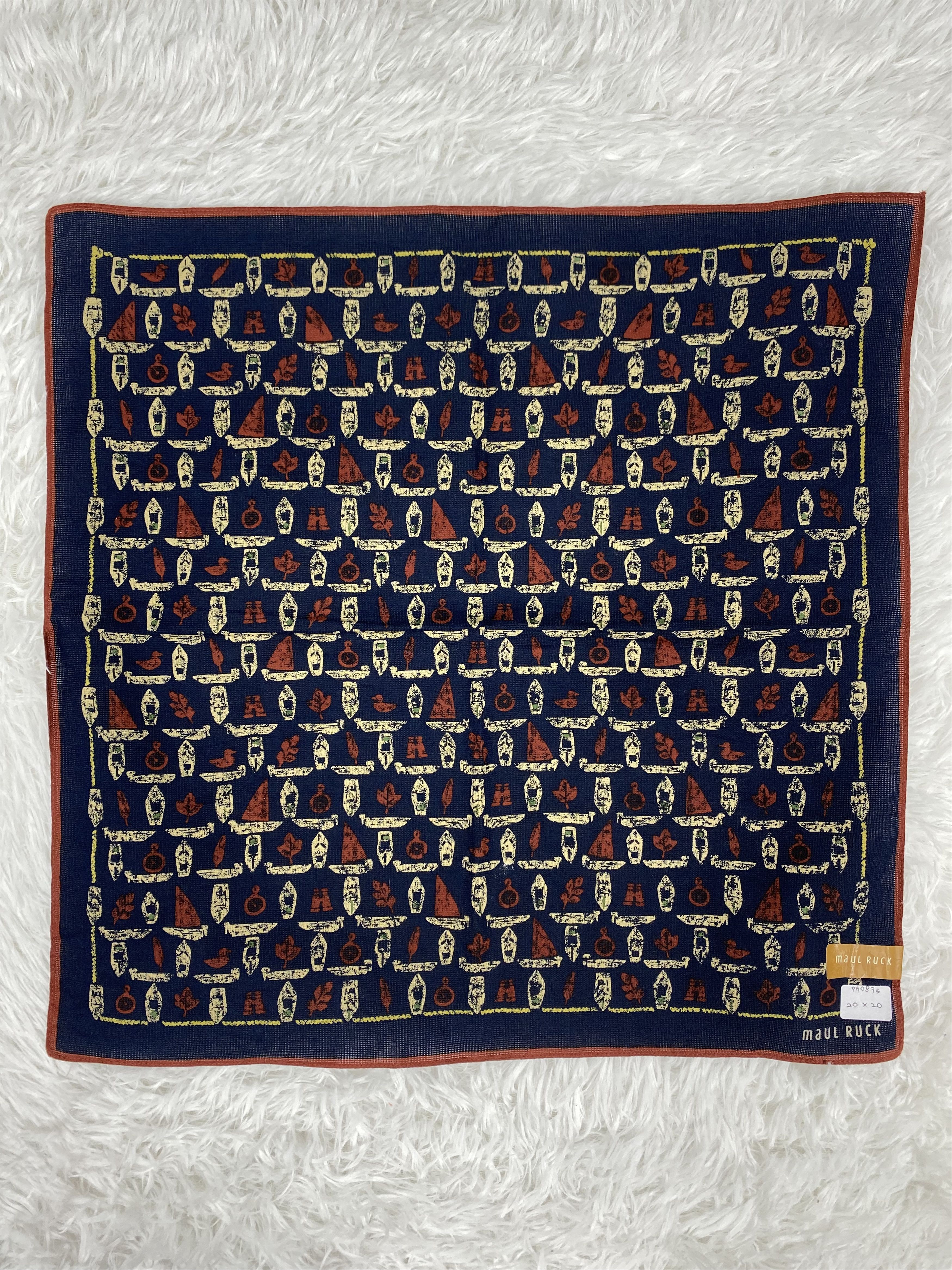 Vintage Vintage Maul Ruck Handkerchief Neckerchief PH0873 Size ONE SIZE - 3 Thumbnail