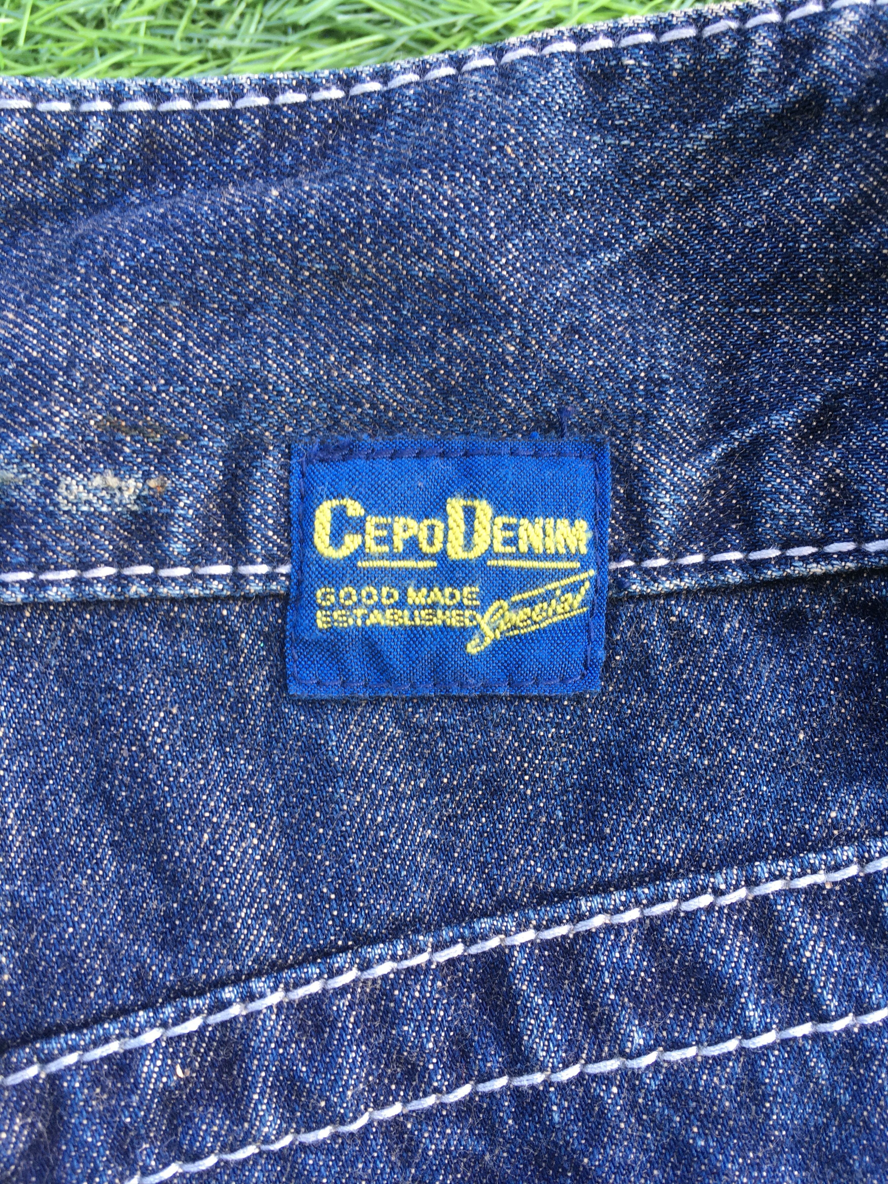 Japanese Brand WIDE LEG Low rise Carpenter Jeans D-1211 Size 27" / US 4 / IT 40 - 11 Thumbnail