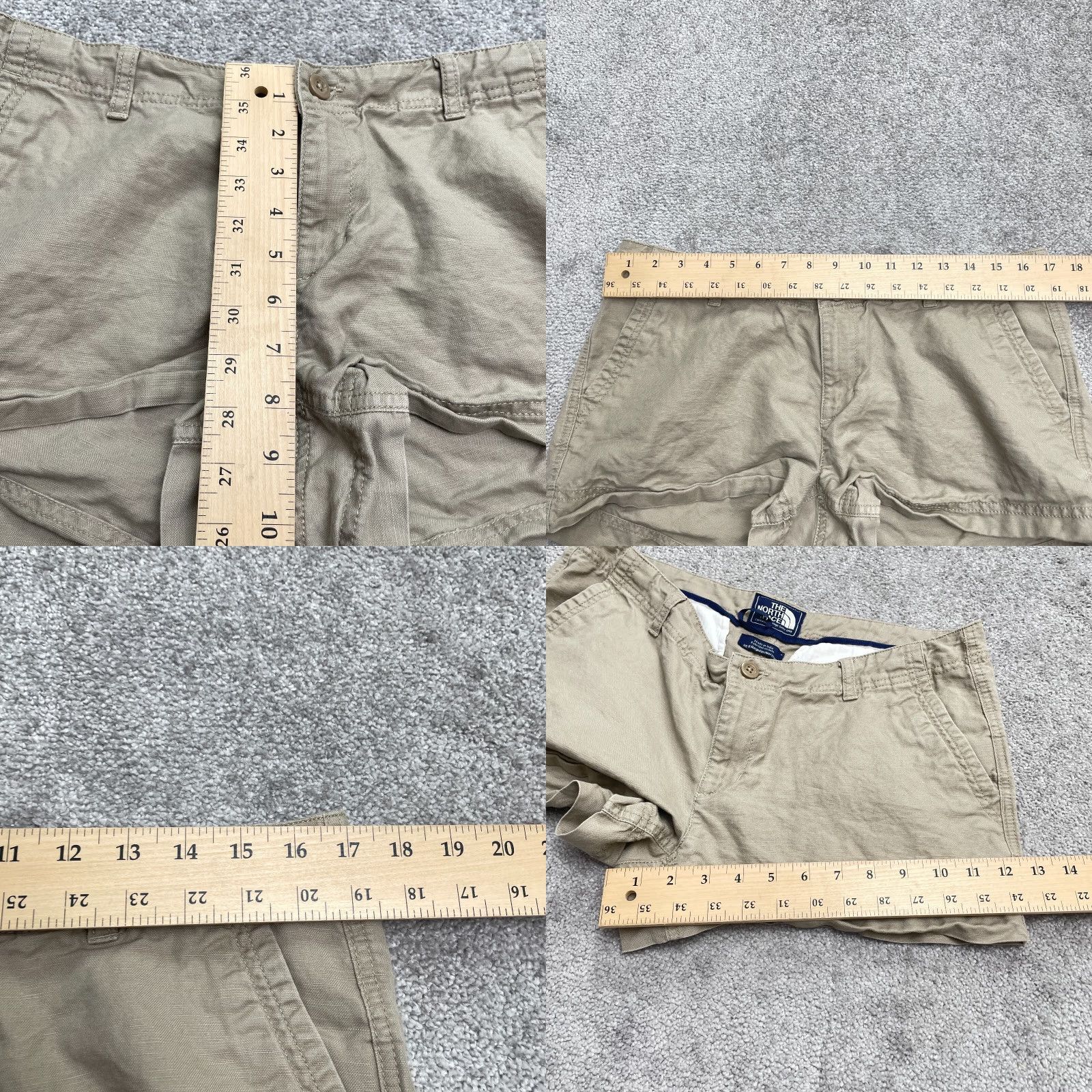 The North Face The North Face Outdoor Shorts Womens 10 Brown Linen Blend Mid Rise Trekking 34x3 Size 32" / US 10 / IT 46 - 8 Thumbnail