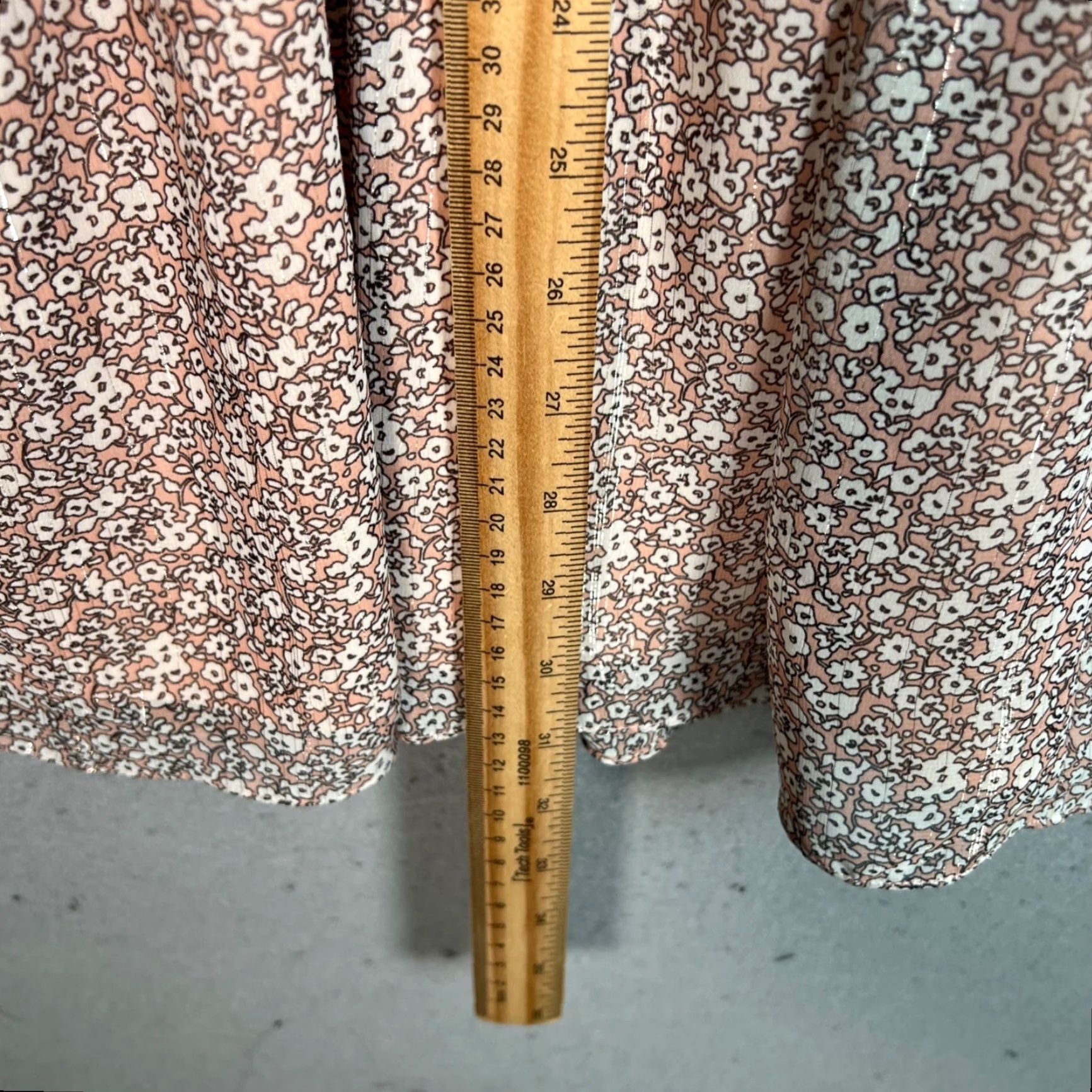 Rebecca Minkoff VINTAGE Rebecca Minkoff Womens Off-Shoulder Floral Dress XS Pink 3/4 Sleeve Short Dress Womens Flower Mini Polyester Spandex Size XS / US 0-2 / IT 36-38 - 6 Thumbnail
