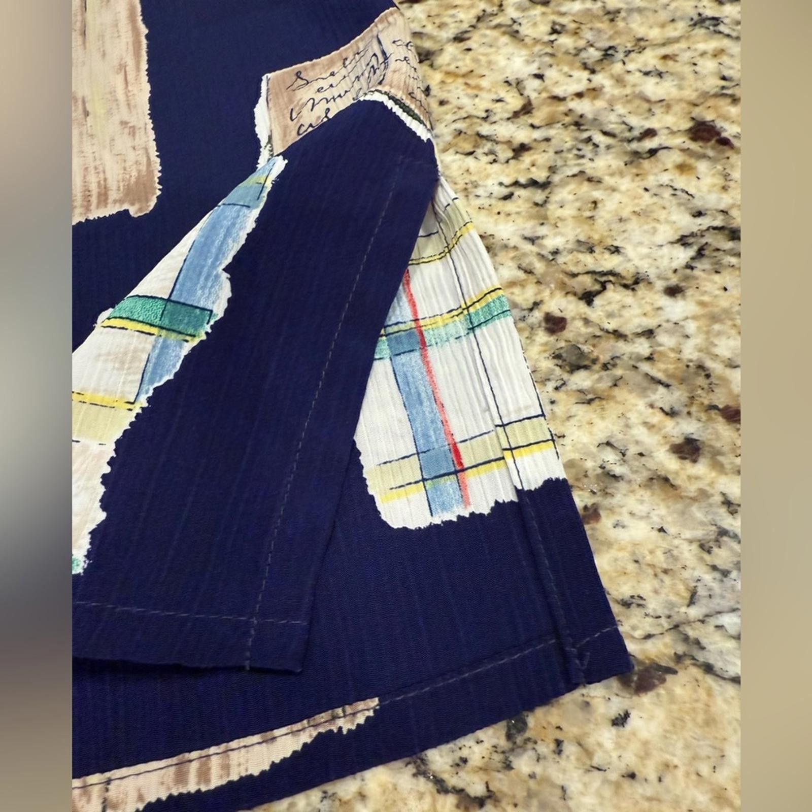 Other Allison Daley Petites coastal patchwork button up top SZ 8P Size M / US 6-8 / IT 42-44 - 5 Thumbnail