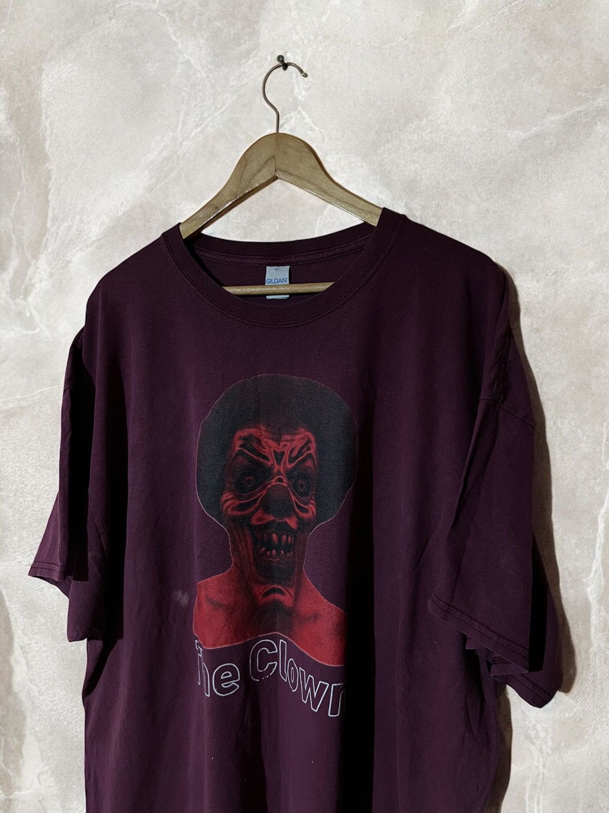 Band Tees × Vintage THE CLOWN HORROR MOVIE VINTAGE TEE T SHIRT y2k heavy cotton Size US XL / EU 56 / 4 - 2 Thumbnail