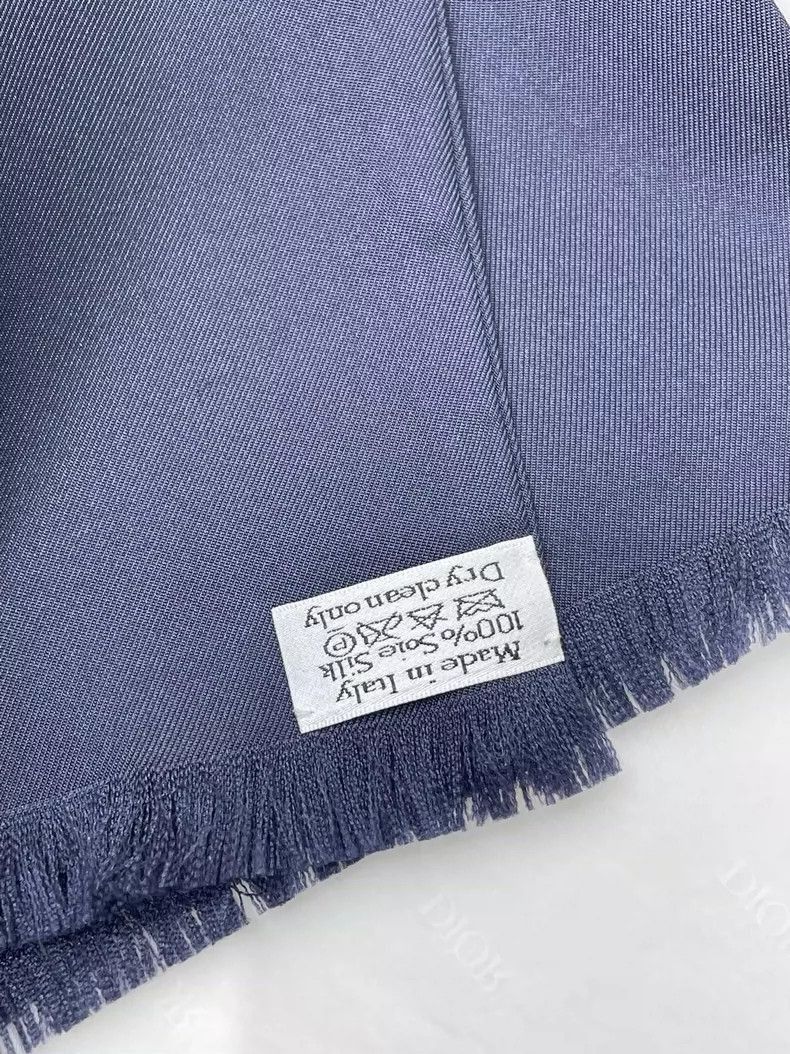 Dior Dior Silk Scarf with Logo Design-2506 Size ONE SIZE - 6 Thumbnail