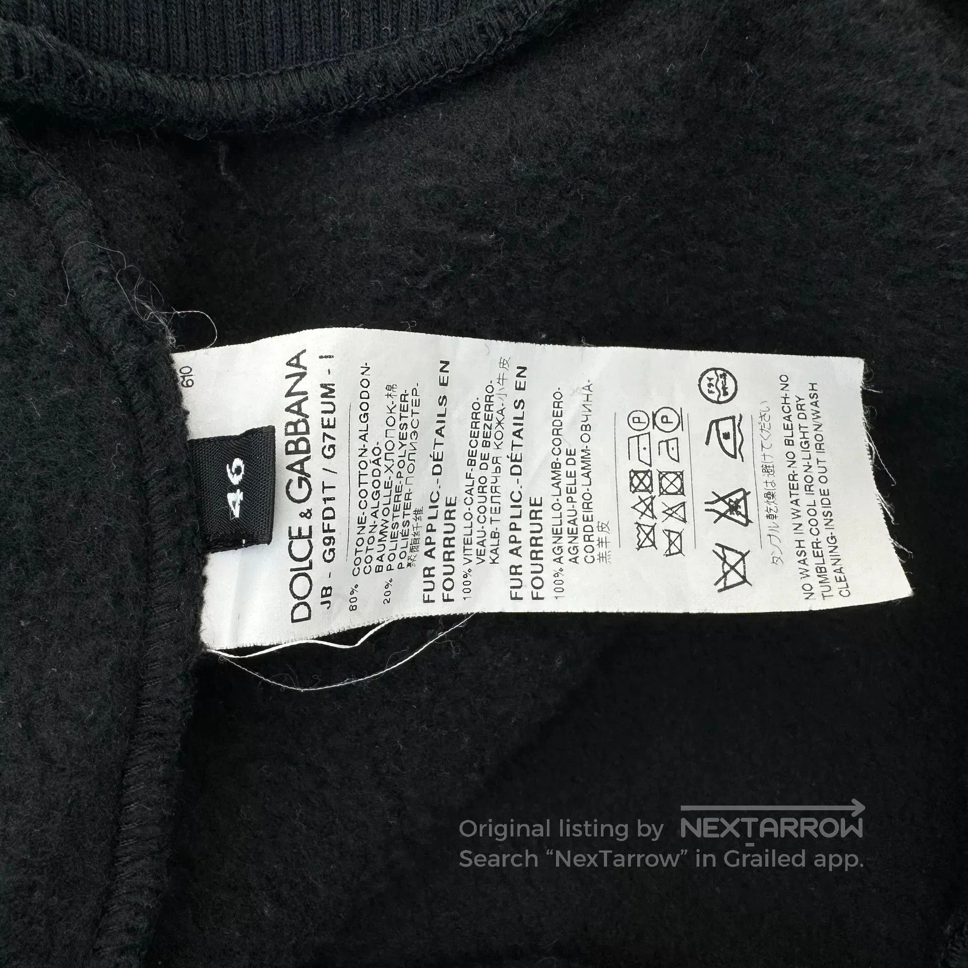 Dolce & Gabbana Dolce&Gabbana Rose Fur Hoodie. Size US S / EU 44-46 / 1 - 6 Thumbnail