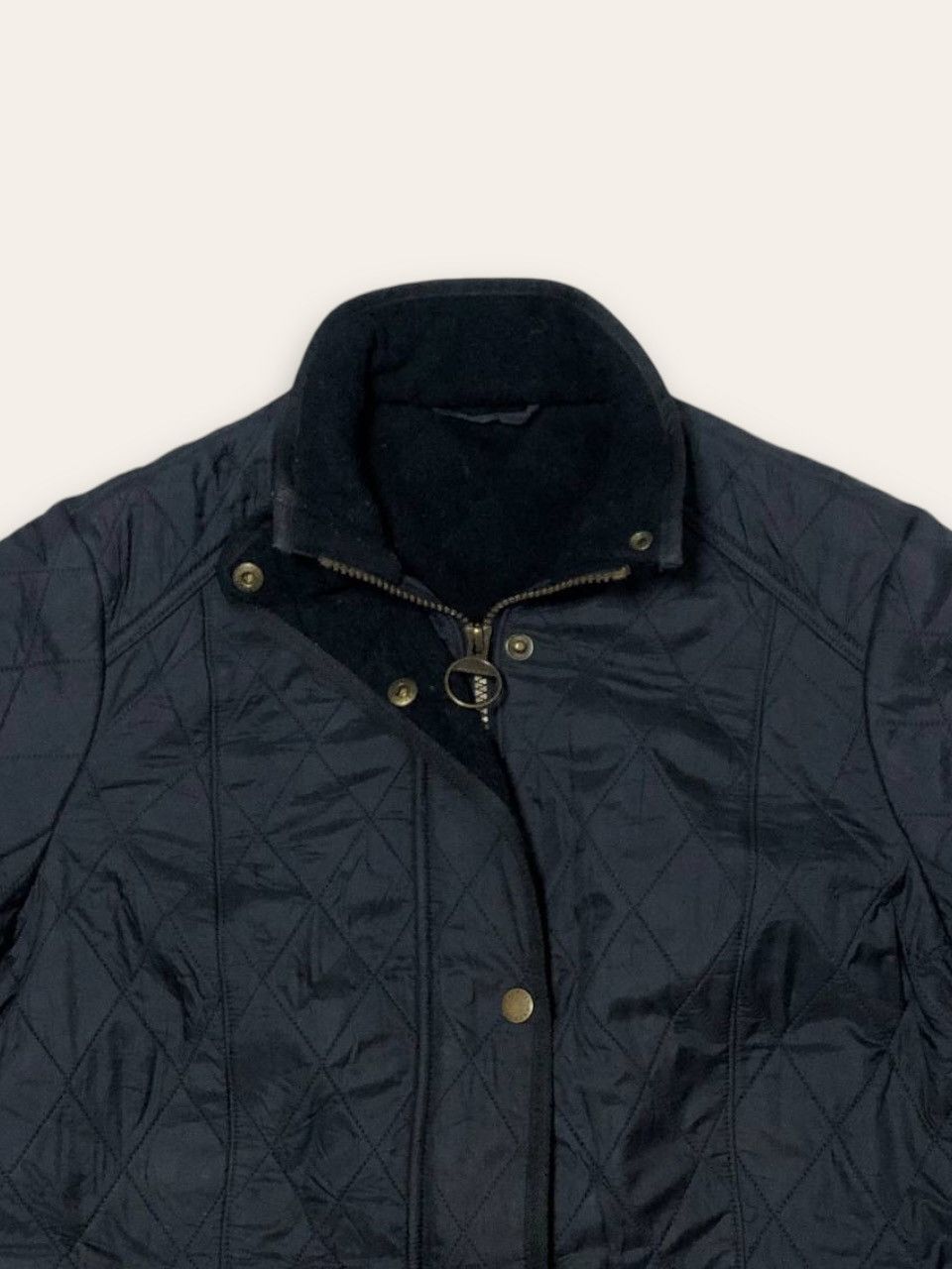 Barbour Vintage BARBOUR Quilted Navy Jacket Hunting Warm Size M / US 6-8 / IT 42-44 - 5 Thumbnail