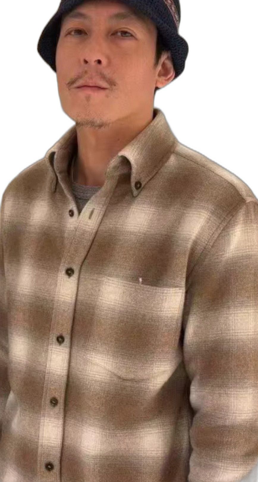 Loro Piana Loro Piana Plaid Cashmere Shirt Size US S / EU 44-46 / 1 - 1 Thumbnail