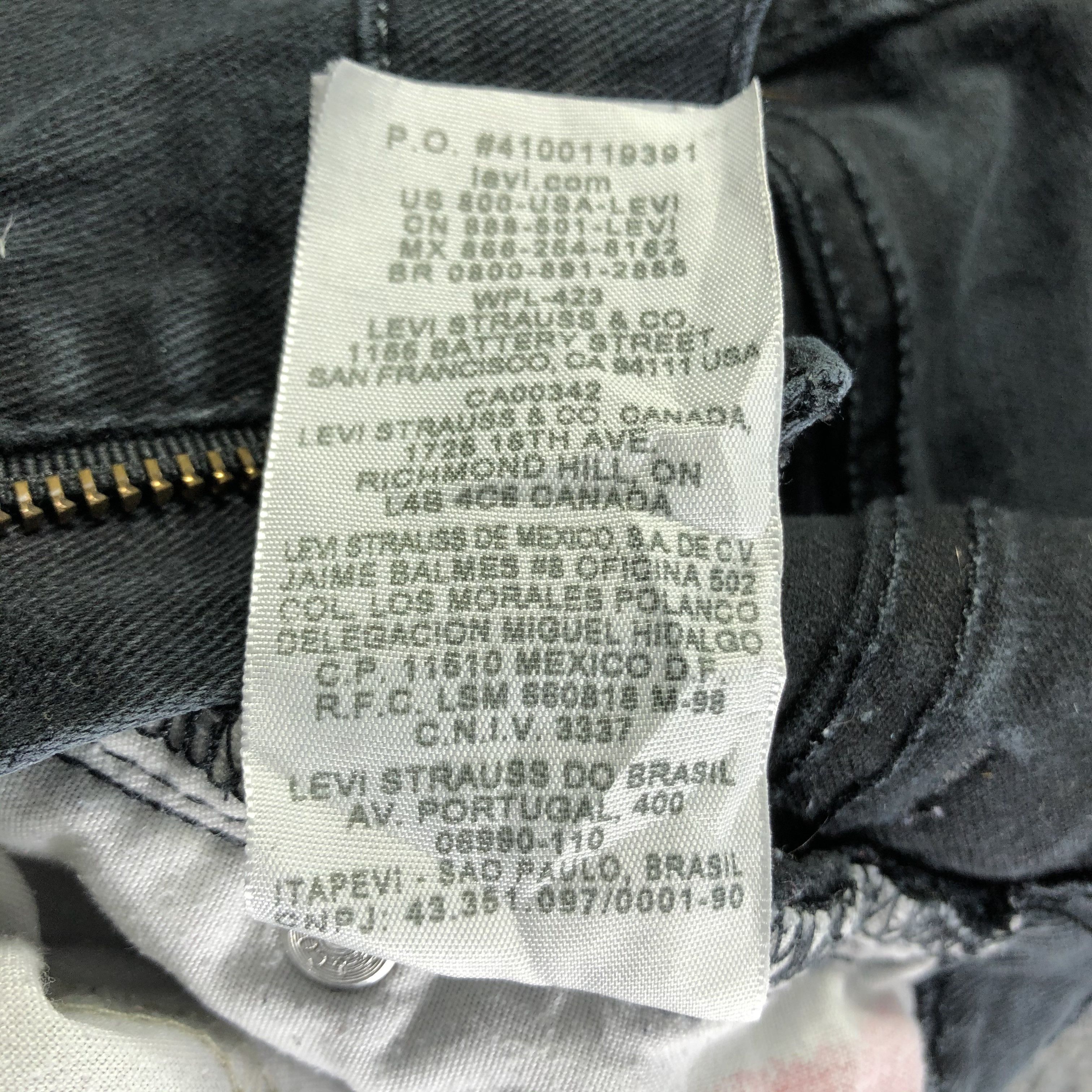 Levi's Vintage Levis 510 Jeans-J3422 Size 31" - 10 Thumbnail