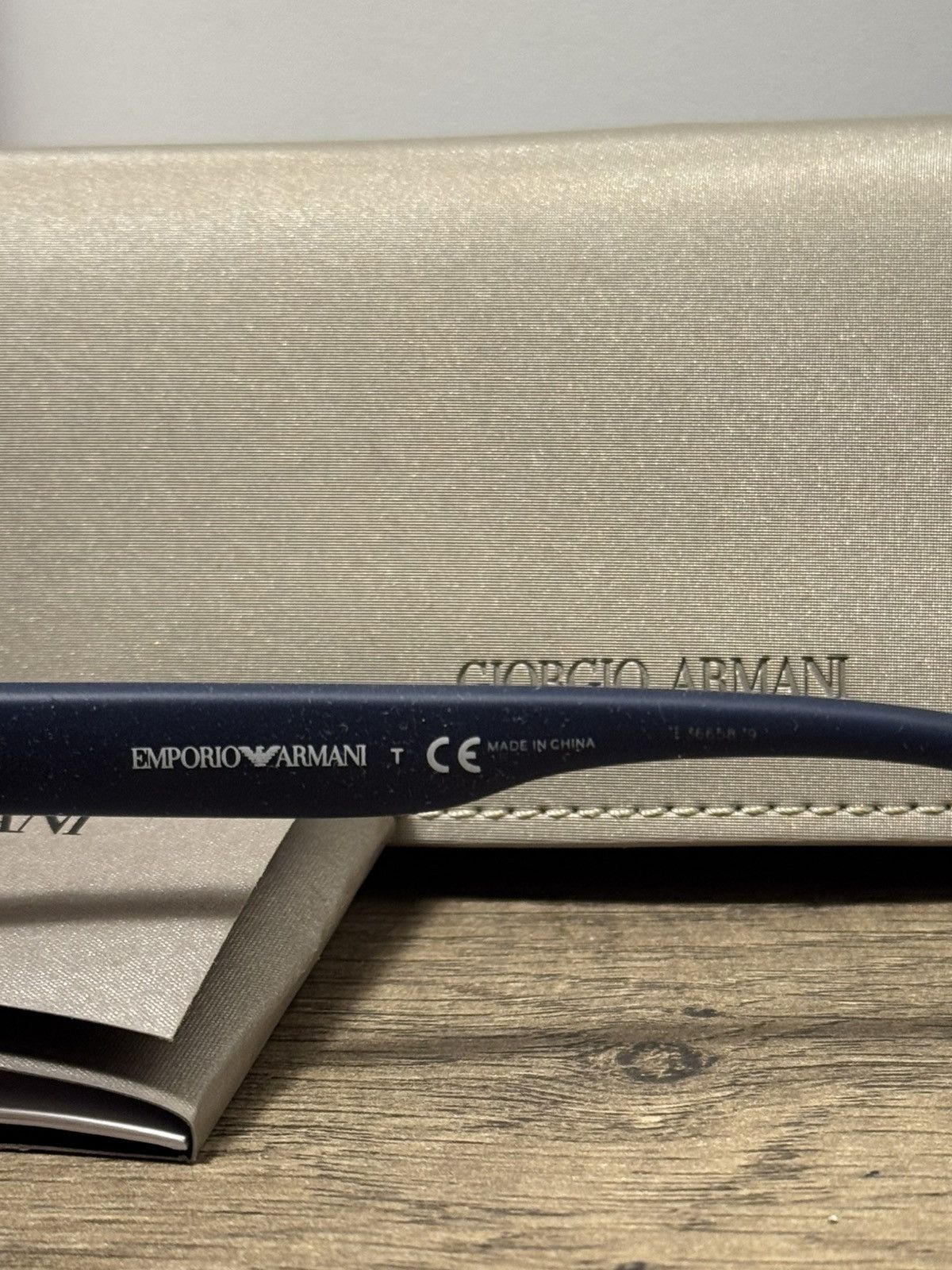 Emporio Armani Emporio Armani EA3019 Navy Textured Frame Sunglasses w/ Case Size ONE SIZE - 7 Thumbnail