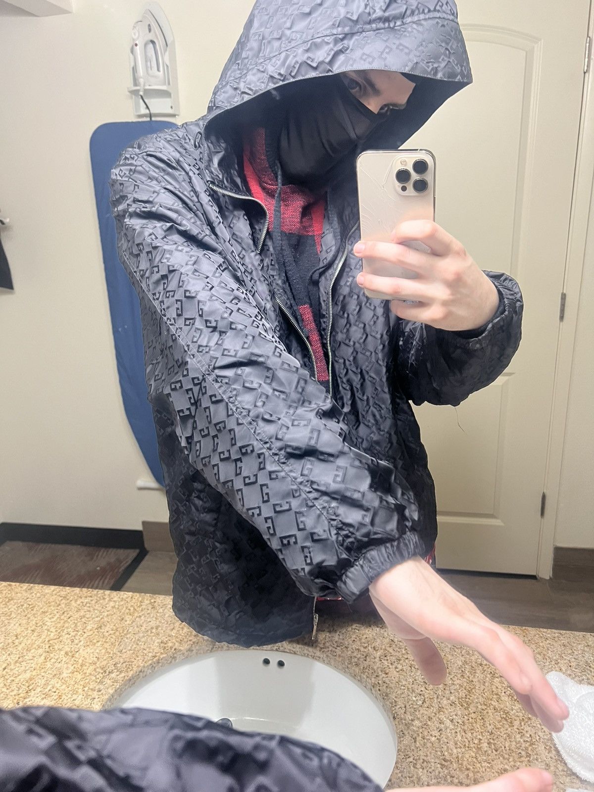 Givenchy Givenchy black 4G Monogram Windbreaker 2024 Size US M / EU 48-50 / 2 - 9 Thumbnail