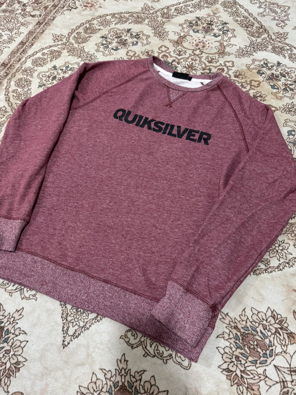 Quiksilver × Vintage Vintage Quiksilver Spellout Sweatshirt Size US M / EU 48-50 / 2 - 3 Thumbnail