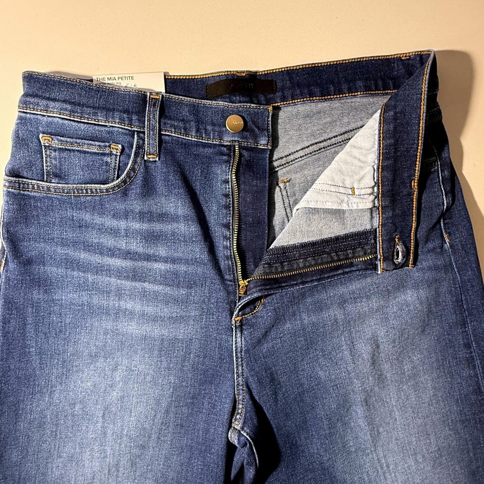 Joe's Joes Jeans The Mia Petite Wide Leg High Rise Jeans Size 31 Size 31" - 6 Thumbnail