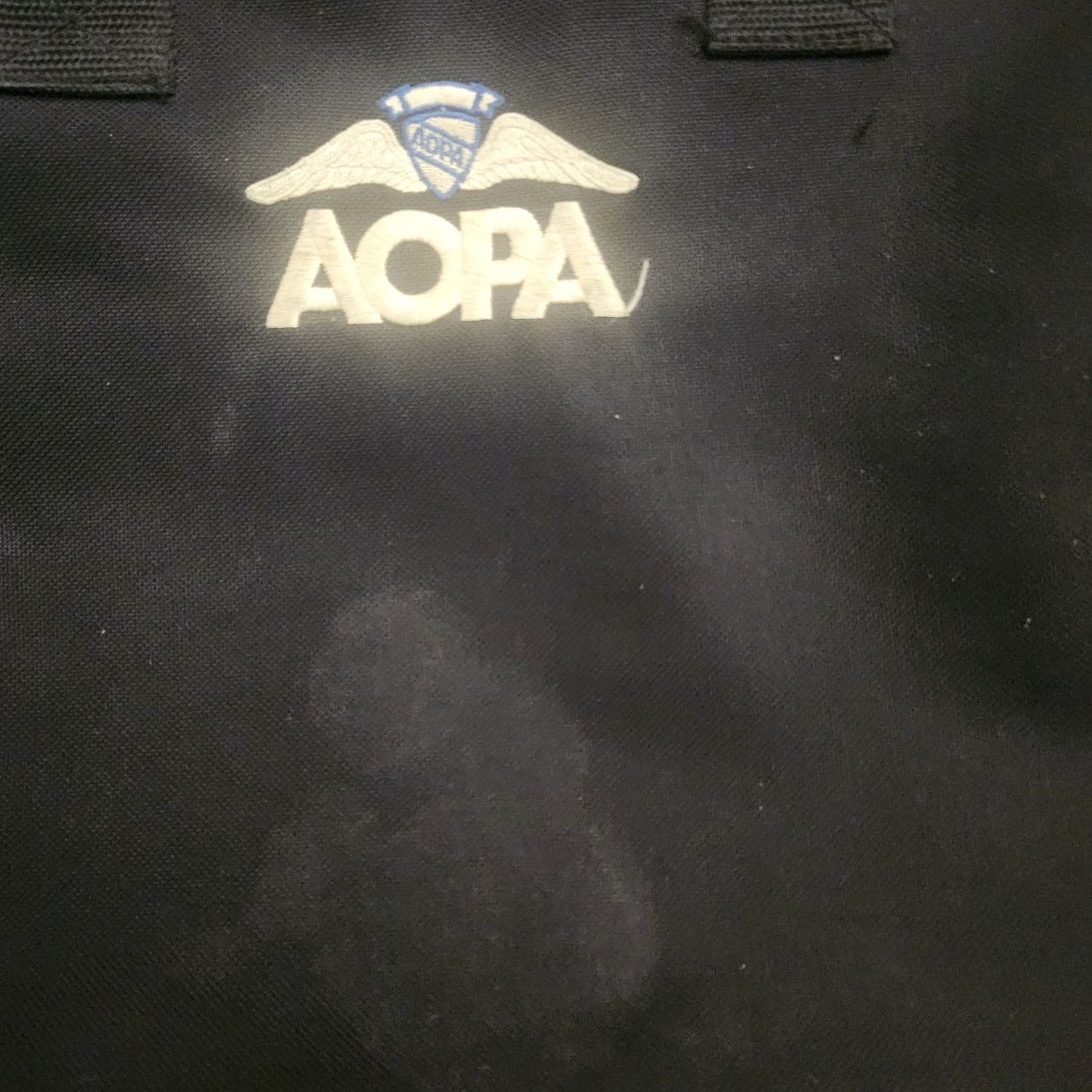 Vintage VINTAGE AOPA Messenger Bag Brown Canvas 15 in x 11 in Zip Closure Mens Medium Size ONE SIZE - 4 Thumbnail