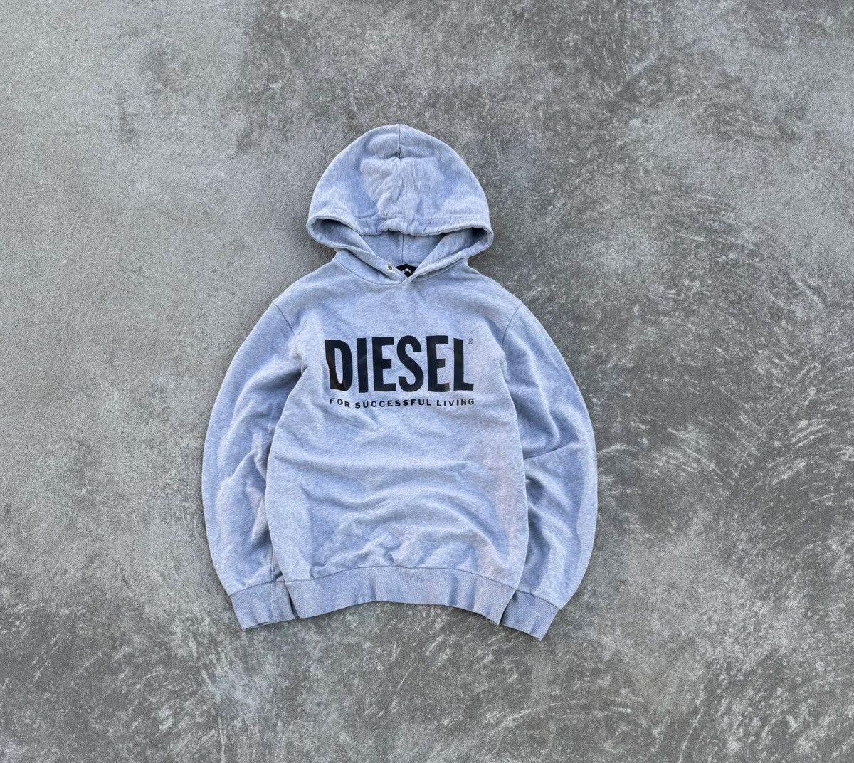 Men's Hoodie with spaceship print | Black | Diesel