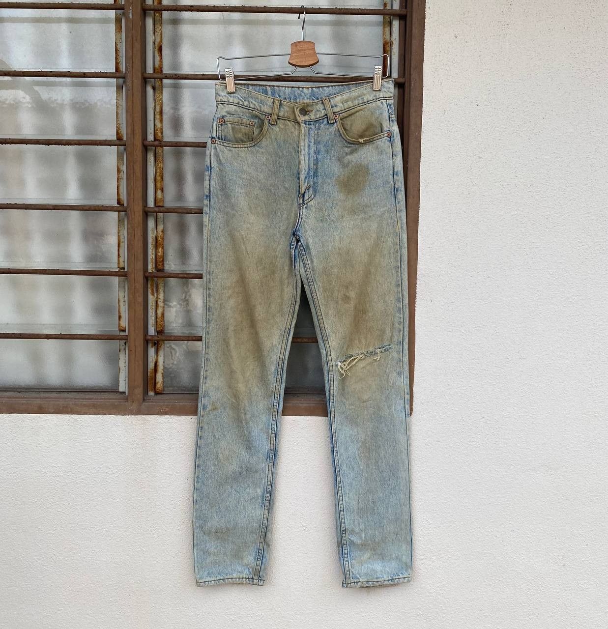 Levi's × Vintage SUPER CRAZY DIRTY VINTAGE LEVIS 1989 DENIM LOT 606 BJ07-10 Size US 28 / EU 44 - 1 Thumbnail