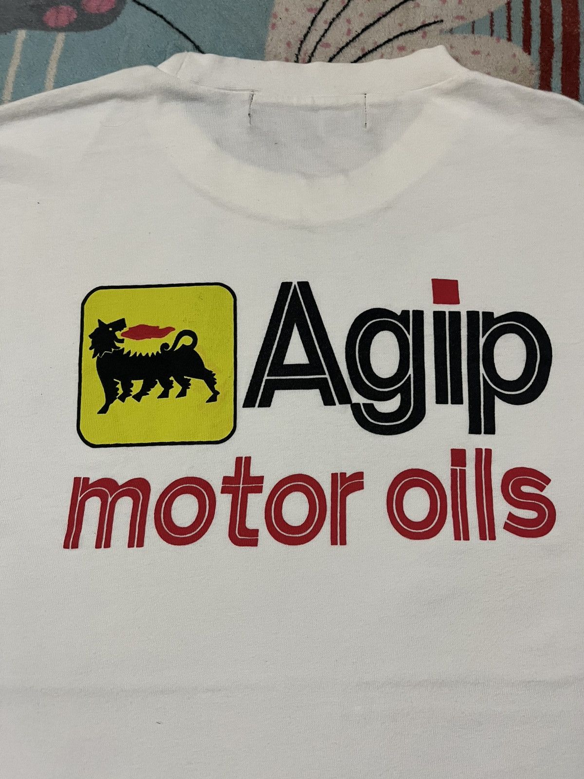 Formula 1 × Vintage Vintage Agip Motor Oil Tshirt Size US M / EU 48-50 / 2 - 2 Thumbnail