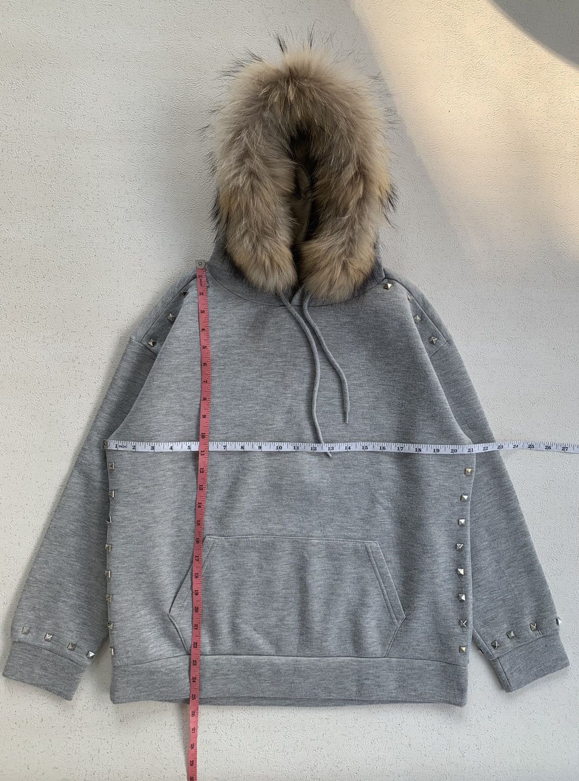 Japanese Brand Undefined Japan Studed Hoodie Ifsixwasnine Lgb Style Size US M / EU 48-50 / 2 - 2 Thumbnail