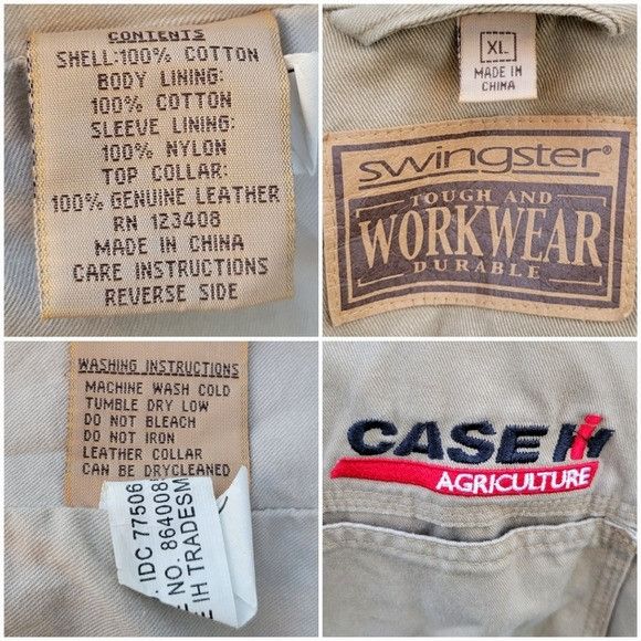 Vintage Vintage 90s y2k Case Agriculture Tan Chore Jacket Barn Farm Size US XL / EU 56 / 4 - 6 Thumbnail