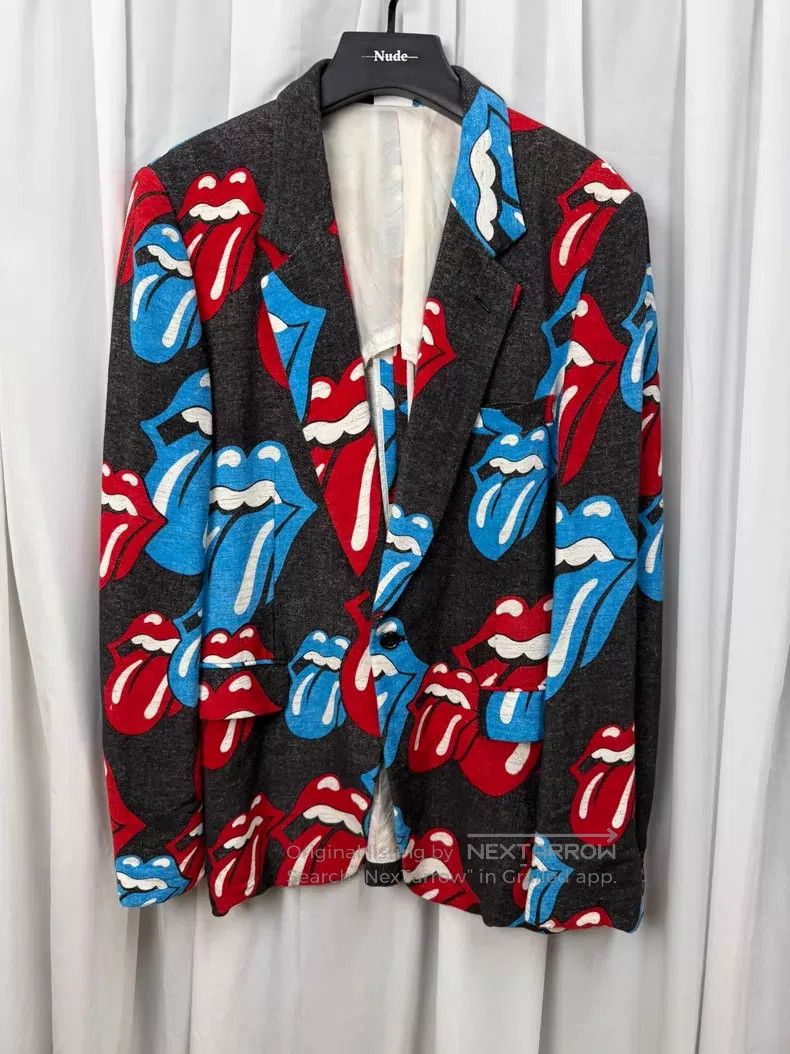 Comme des Garcons Comme Des Garcons Rolling Stones art print jacket| Size US L / EU 52-54 / 3 - 1 Thumbnail