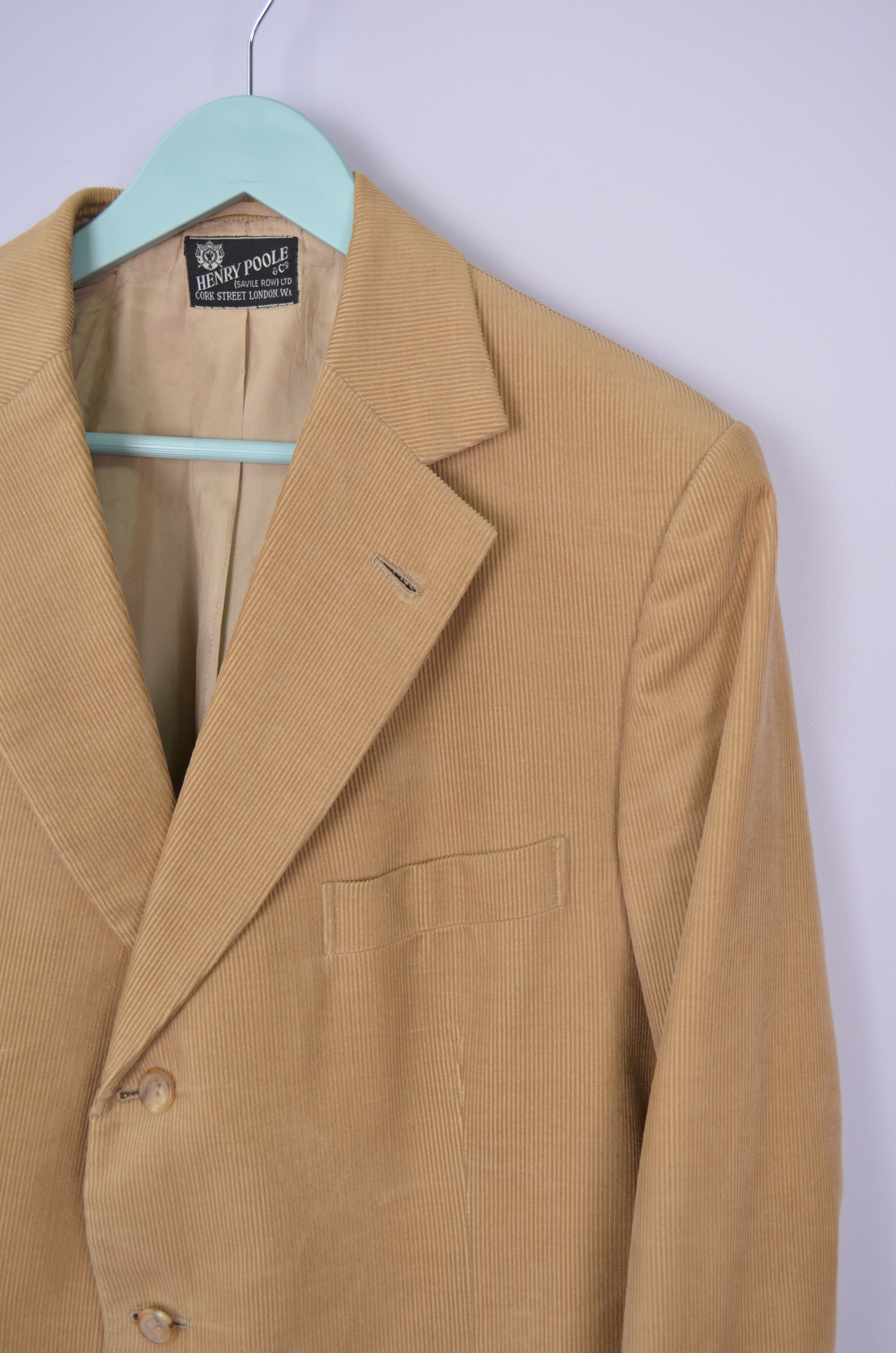 Henry Poole & Co Savile Row Corduroy 1976 Blazer Size ~42