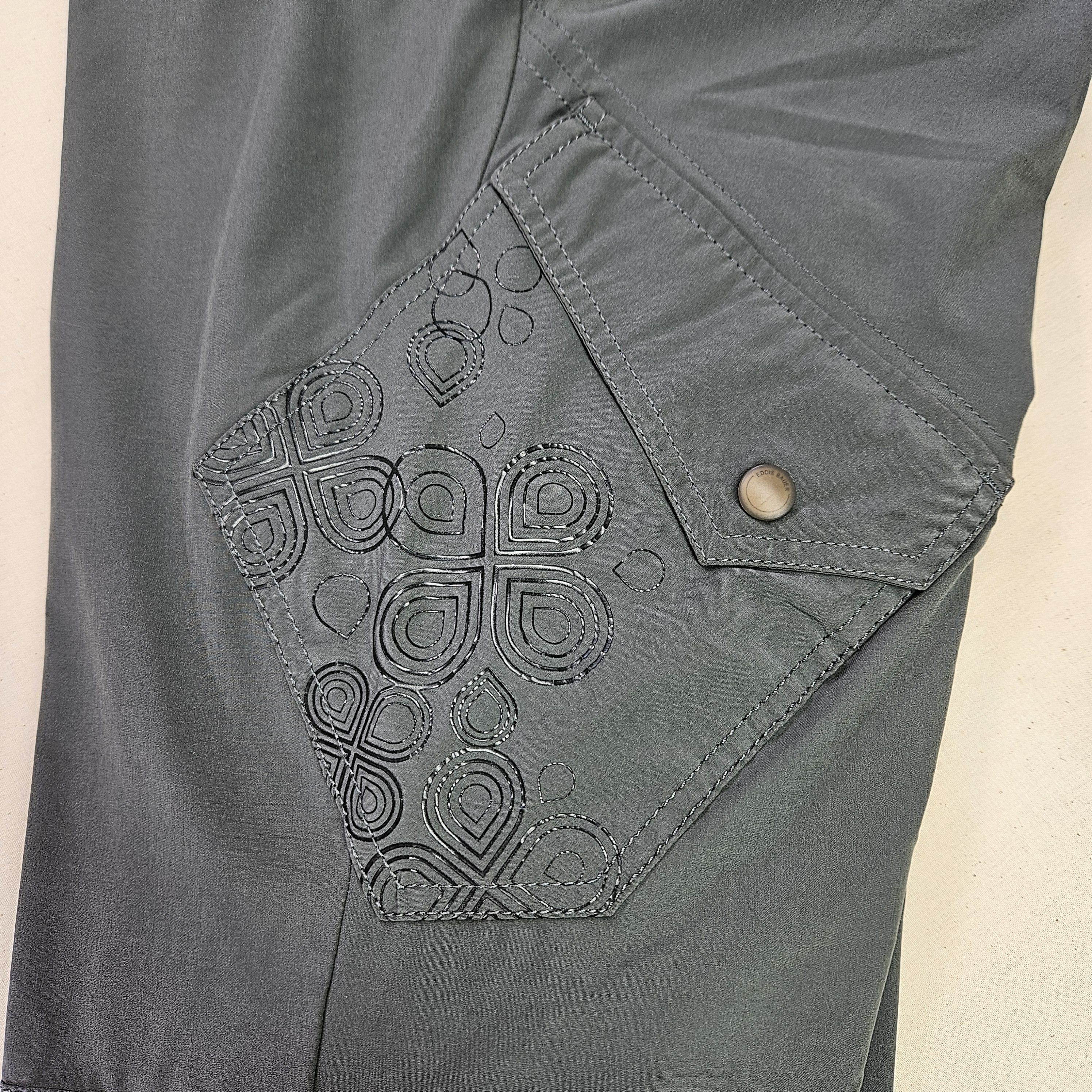 Eddie Bauer Eddie Bauer Size 12/L Ski Pants Grey Water Resistant Fleece Size 30" / US 8 / IT 44 - 6 Thumbnail