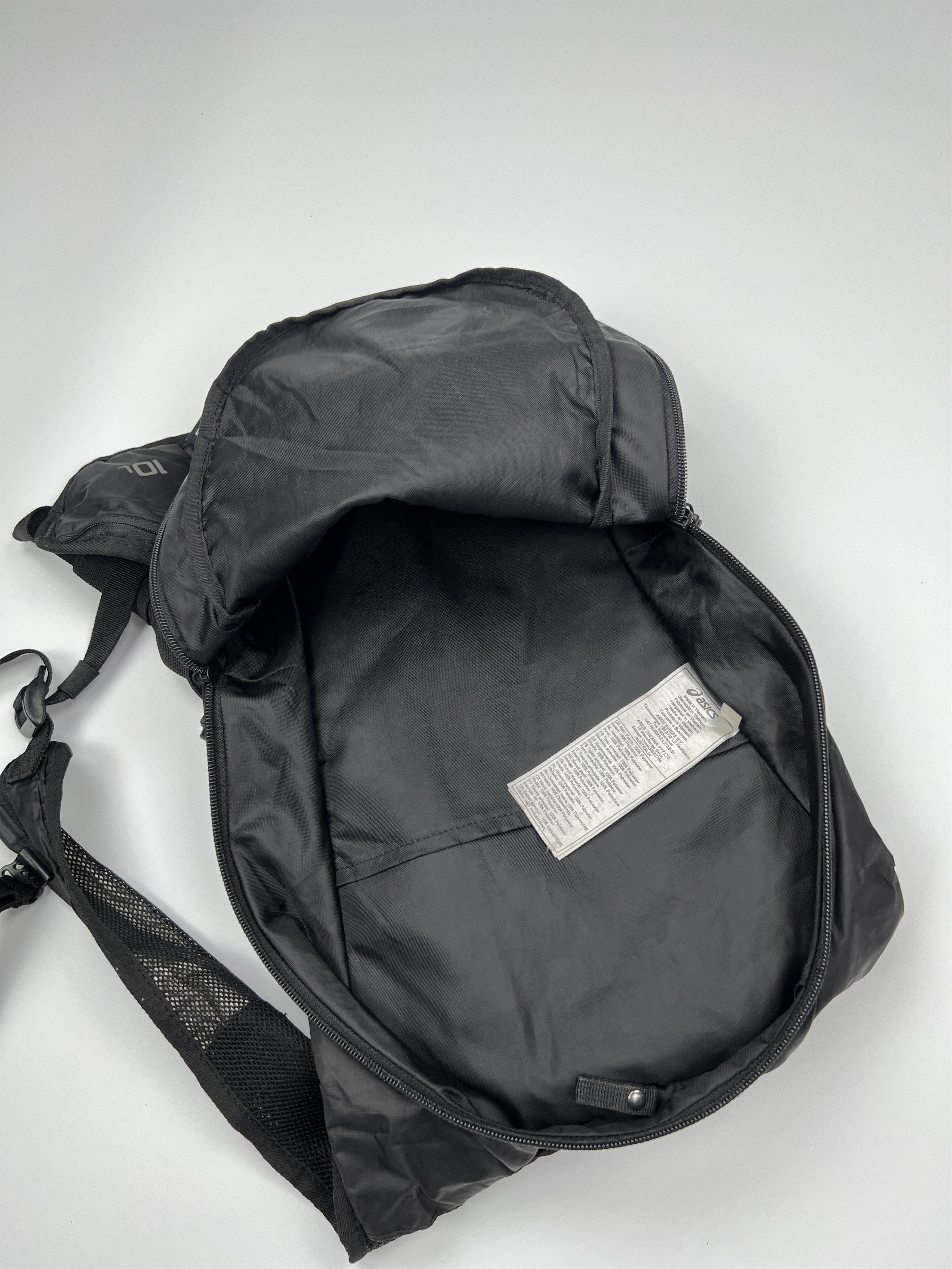Asics Asics Black Nylon 10L Running Backpack Size ONE SIZE - 8 Thumbnail
