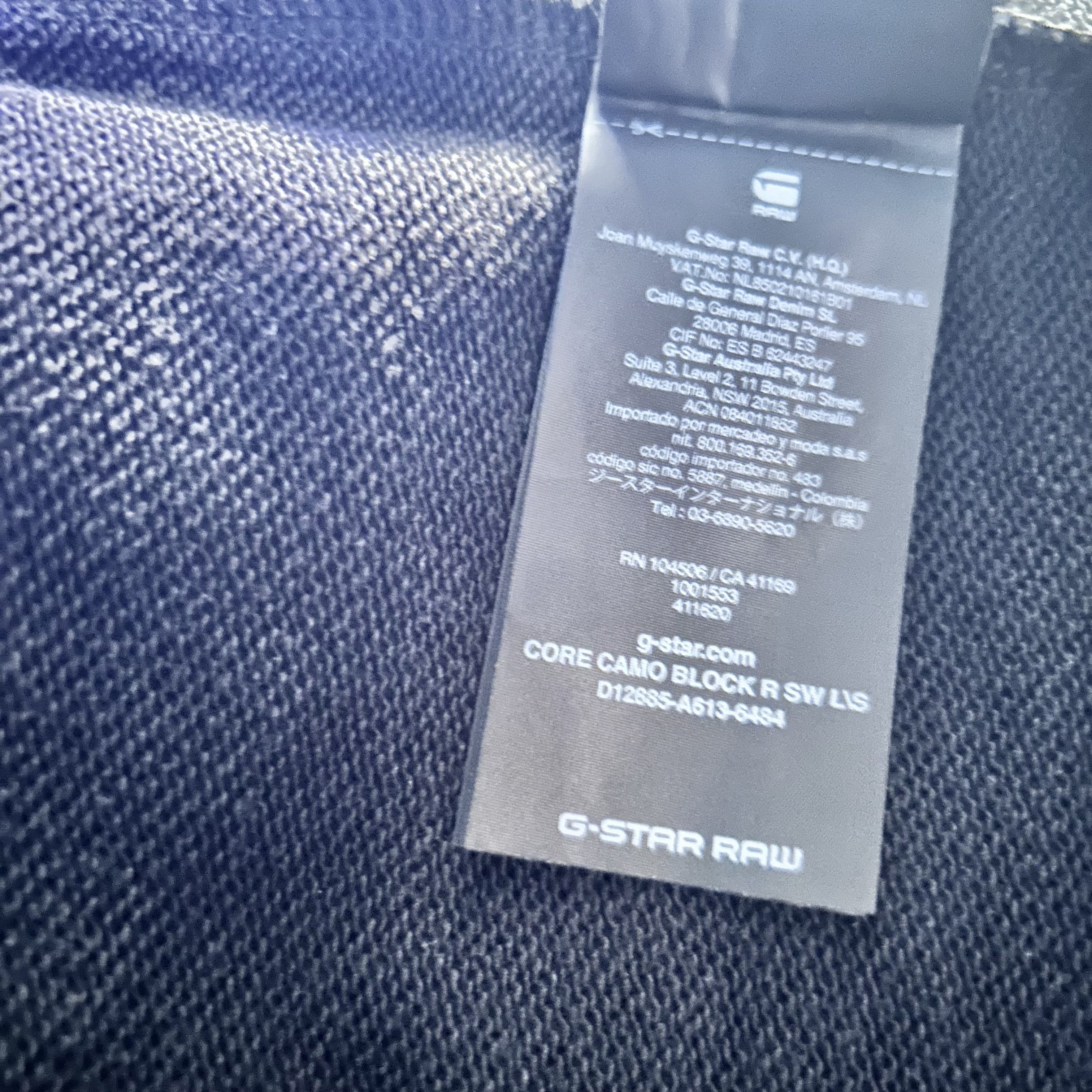 G-Star G-STAR RAW MENS SWEATSHIRT Size US L / EU 52-54 / 3 - 5 Thumbnail