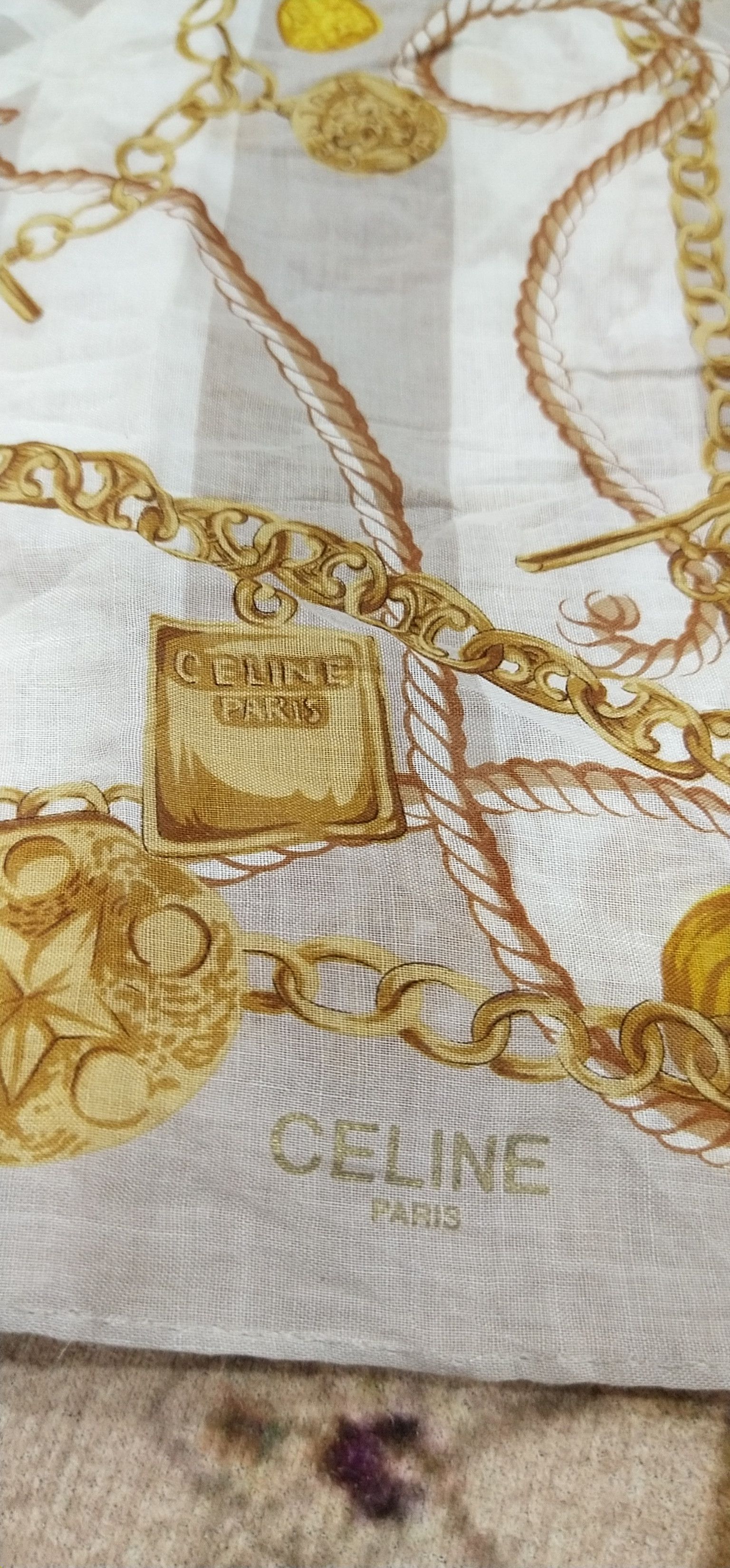 Celine FINAL💥 DROP CELINE HANDKERCHIEF💥 Size ONE SIZE - 4 Thumbnail