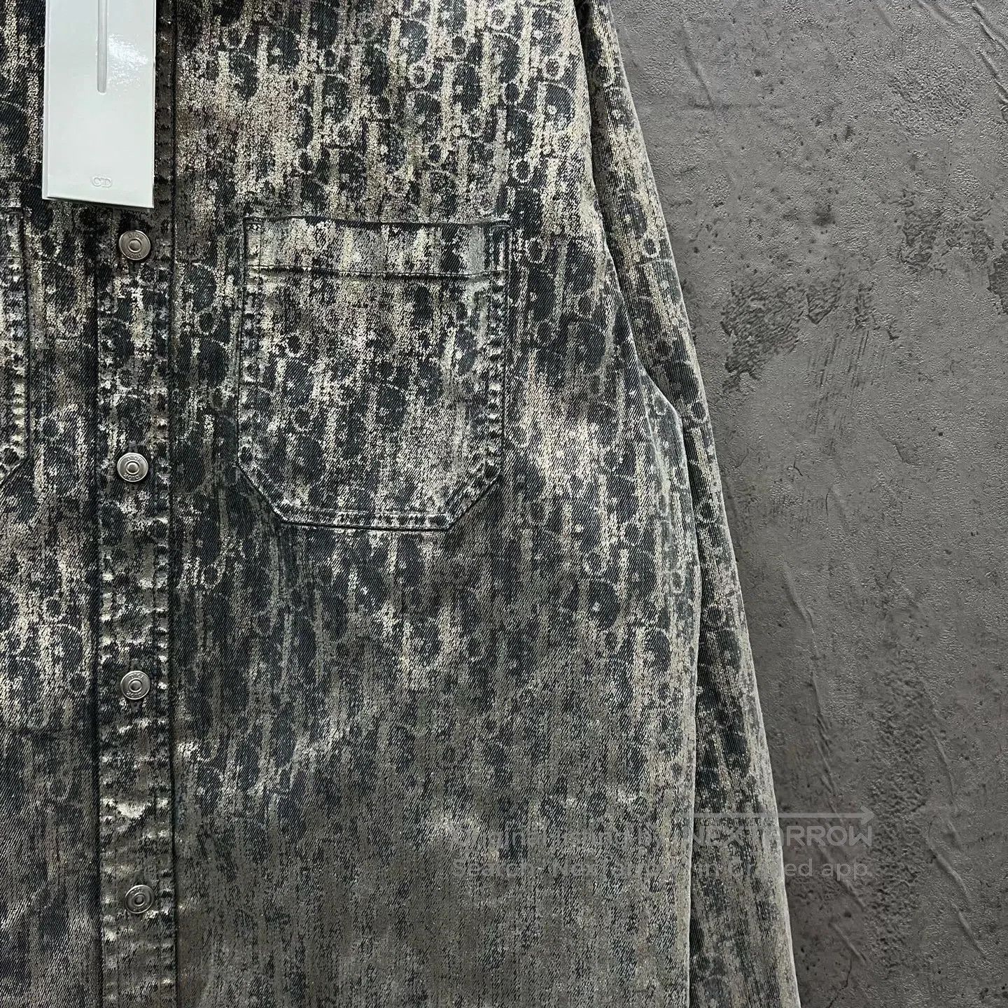 Dior Dior Metallic Glitter All-Over Print Shirt Jacket| Size US XXS / EU 40 - 2 Thumbnail